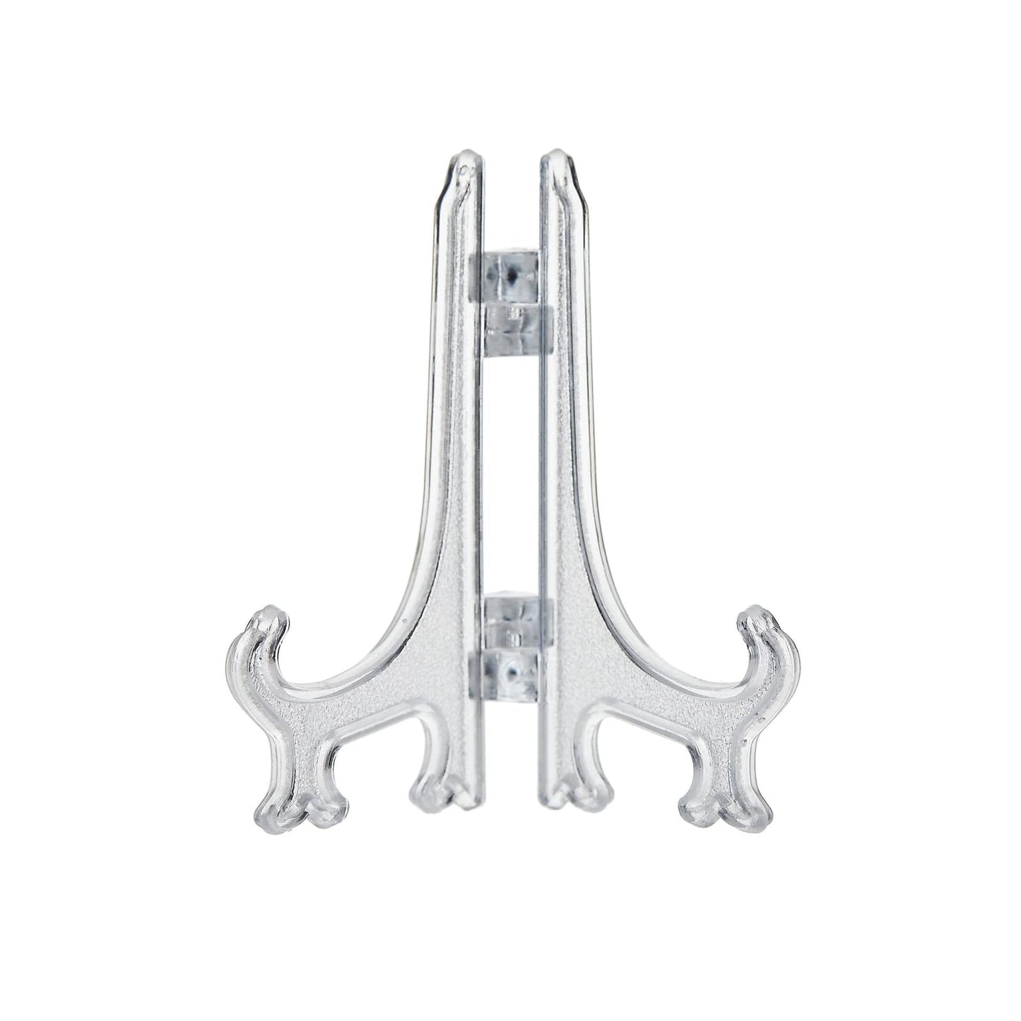 Juvale 24 Pack 3-inch Mini Easel Display Stand for Sports Trading and Baseball Cards - Small Acrylic Holder for Pictures