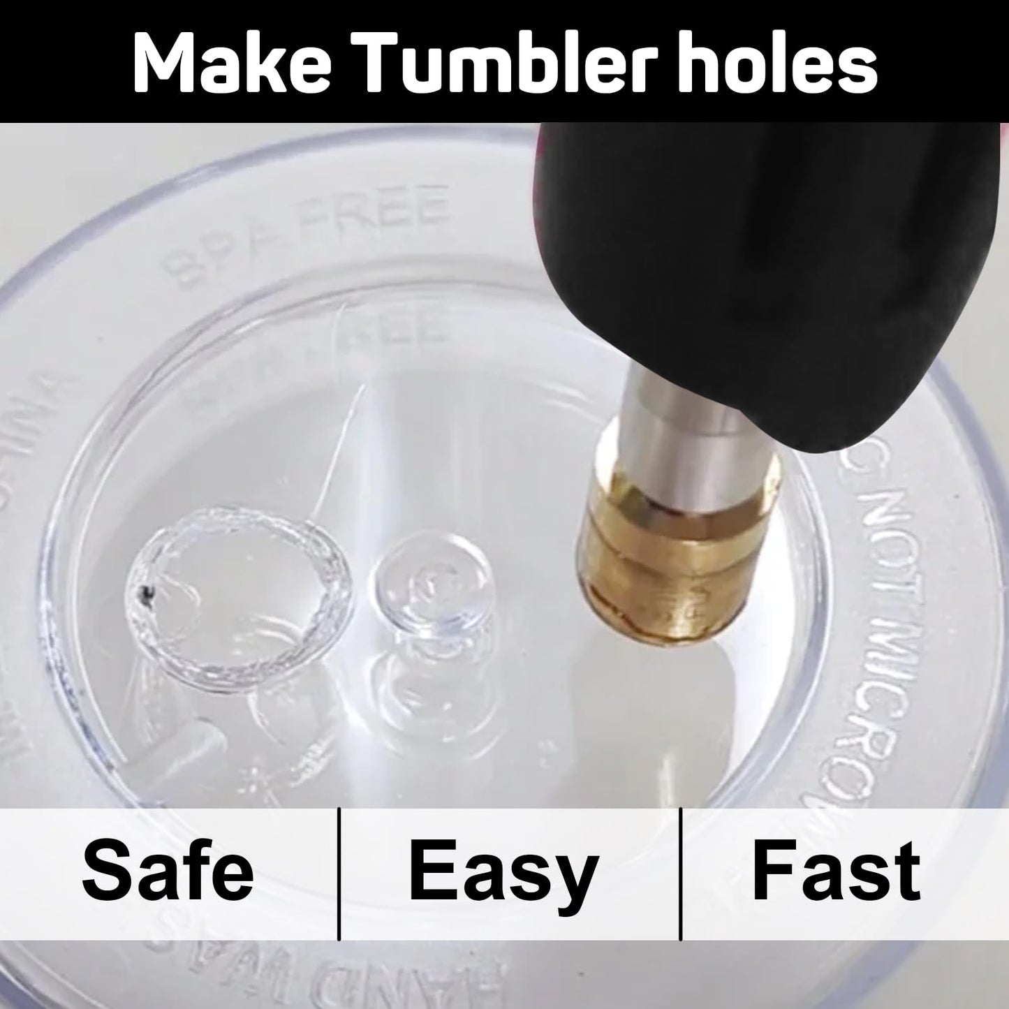 Worthofbest Hotfix Applicator Tool, Hot Fix Tool, Hotfix Rhinestones Applicator, Bedazzler, Hot Fix Applicator Tool Kit for Clothes, Fabric, Cardstock, Leather, Wood and Make Snowglobe Tumbler Holes