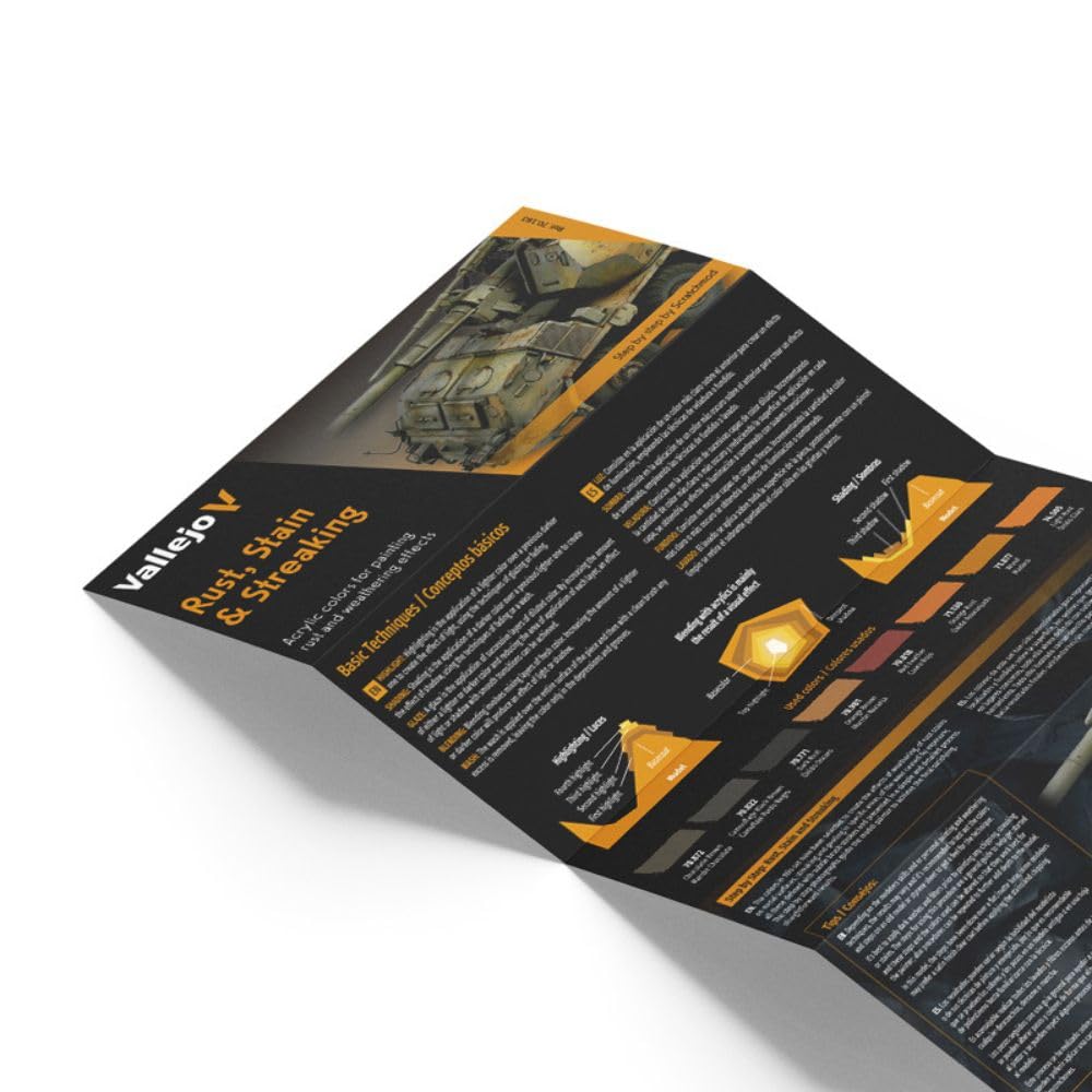 Model Color Effects Rust, Stains & Streaking Set | Modeling Acrylic Paints | 8 Bottles x 18 ml (0.60 fl.oz.)