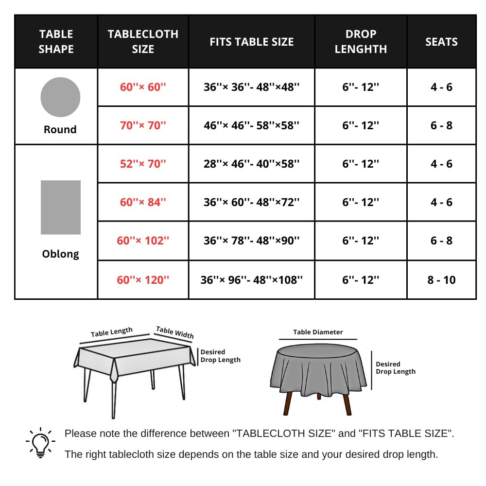 Valentine's Day Tablecloth 60 x 84 Inch Red Love Heart Rectangle Table Cloth - Oblong Polyester Fabric Table Cover for Valentine Wedding Anniversay Dinner Party Picnic Kitchen Decorations