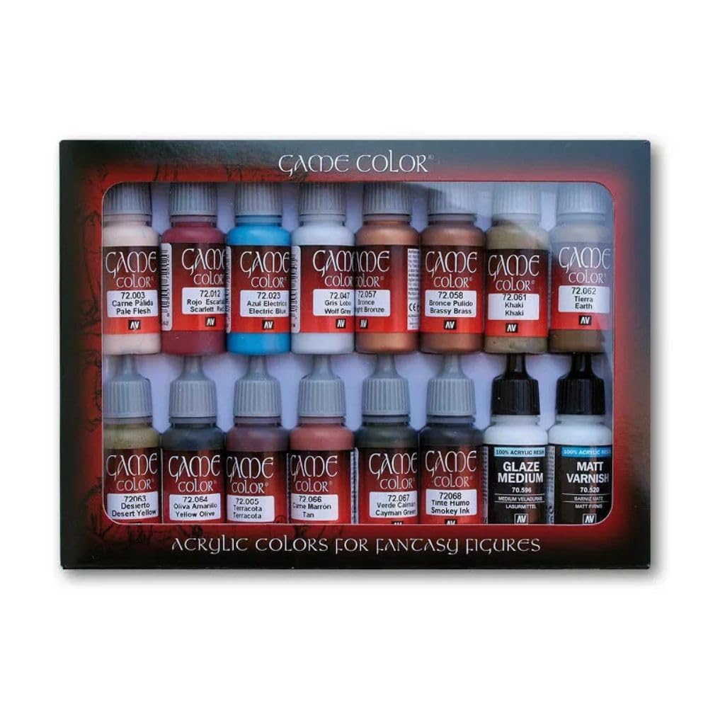 Game Color Specialist Set | Expert Set for Fantasy and Wargame Figures | 16 Bottles x 18 ml (0.60 fl.oz.)