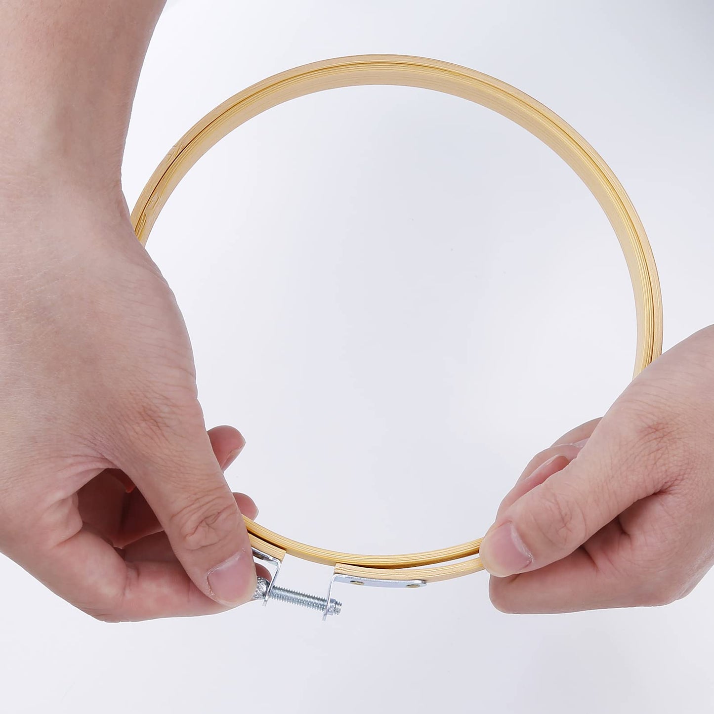 24 Pieces 6 Inch Embroidery Hoops Bulk, Cross Stitch Hoop Ring for Needlework Art Craft and Wall Decoration
