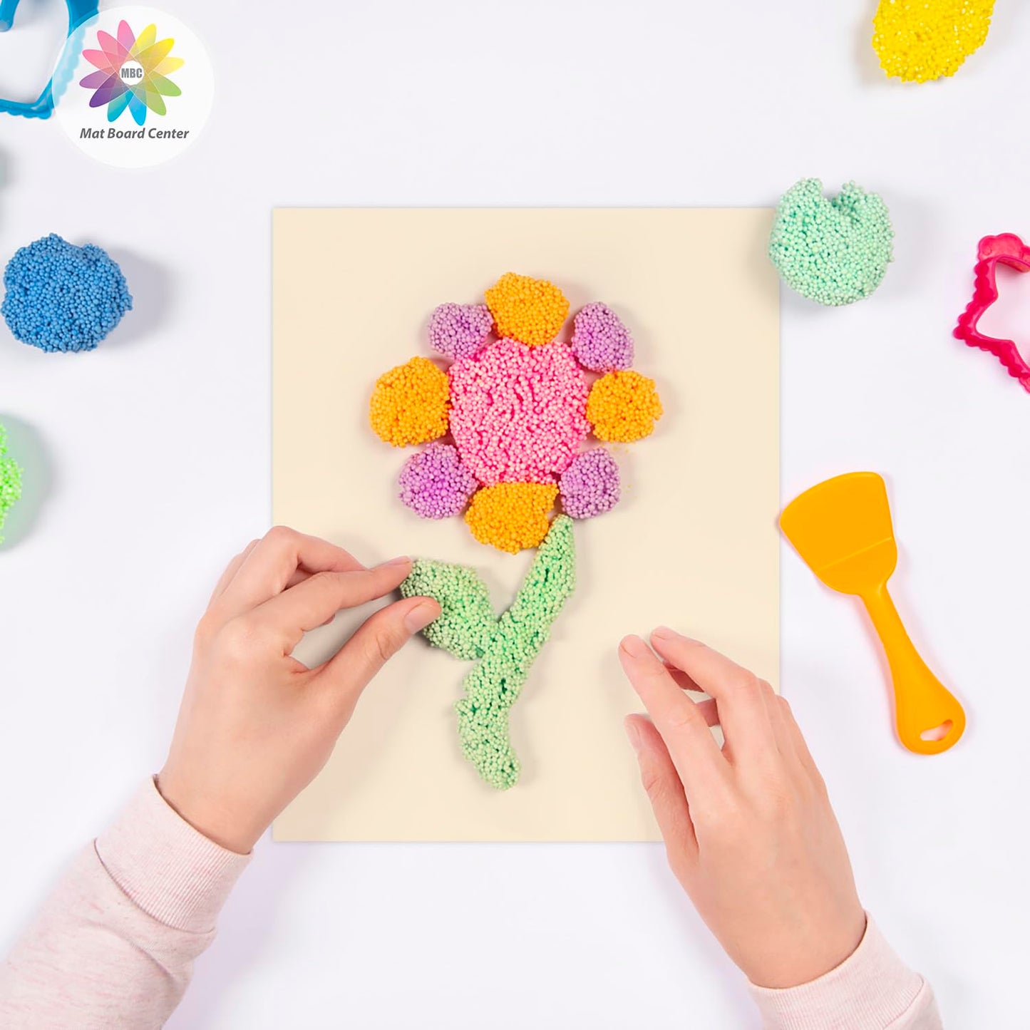 8x10 Uncut Mat Boards, Backing Boards for Crafts, Photos, Frames and More (Mixed Color, 20-Pack)