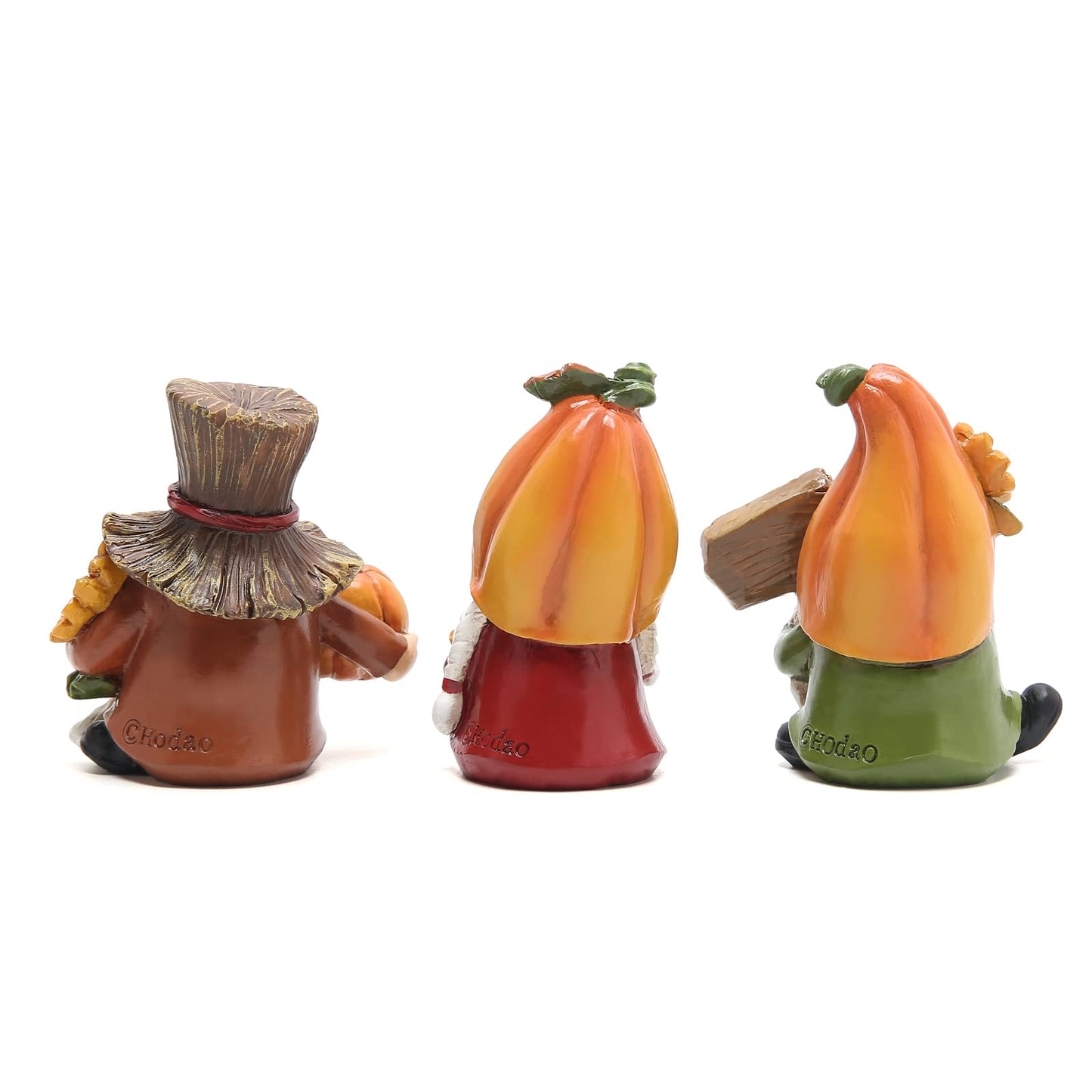 3pcs Fall Thanksgiving Pumpkin Gnomes Decorations Handmade Swedish Tomte Elf for Fall Decor Gift - Thanksgiving Party Home Gnomes Decor - Autumn Gifts