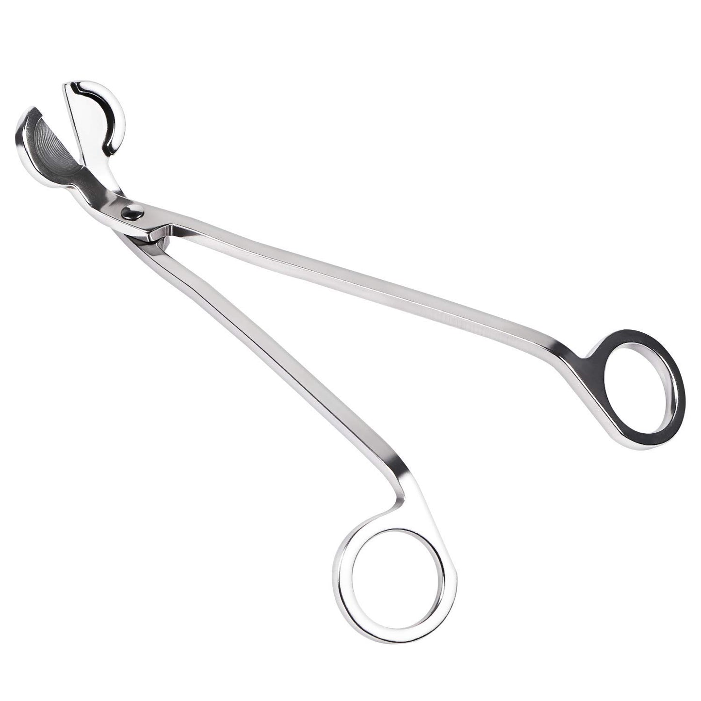 Yoodelife Candle Wick Trimmer, Polished Stainless Steel Wick Clipper Cutter - Reaches Deep Into Candles to Cut Spent Wicks, Allow Cleaner Burn and Prevent Soot Buildup