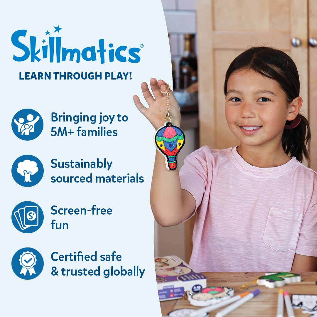 Skillmatics Pool Toys - Seek & Splash, Search & Find Water Game, Swimming Pool Dive Toy, Summer Activity, Screen-Free Fun & Gifts for Kids Ages 6, 7, 8, 9, 10, 11 & Up, Includes 64 Colorful Gems