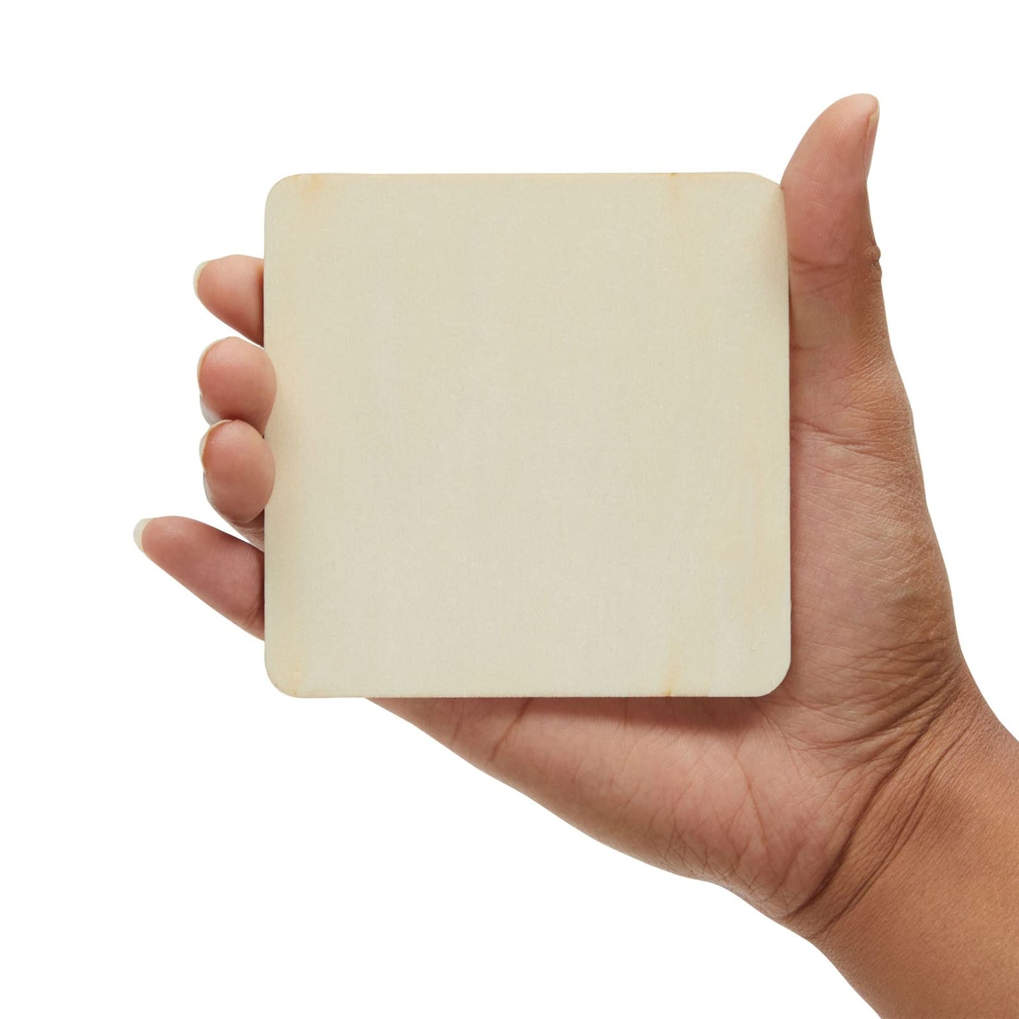 70 Pack Unfinished Wood Squares for Crafts, Wood Burning, Engraving (3 Sizes, 2", 3", 4")