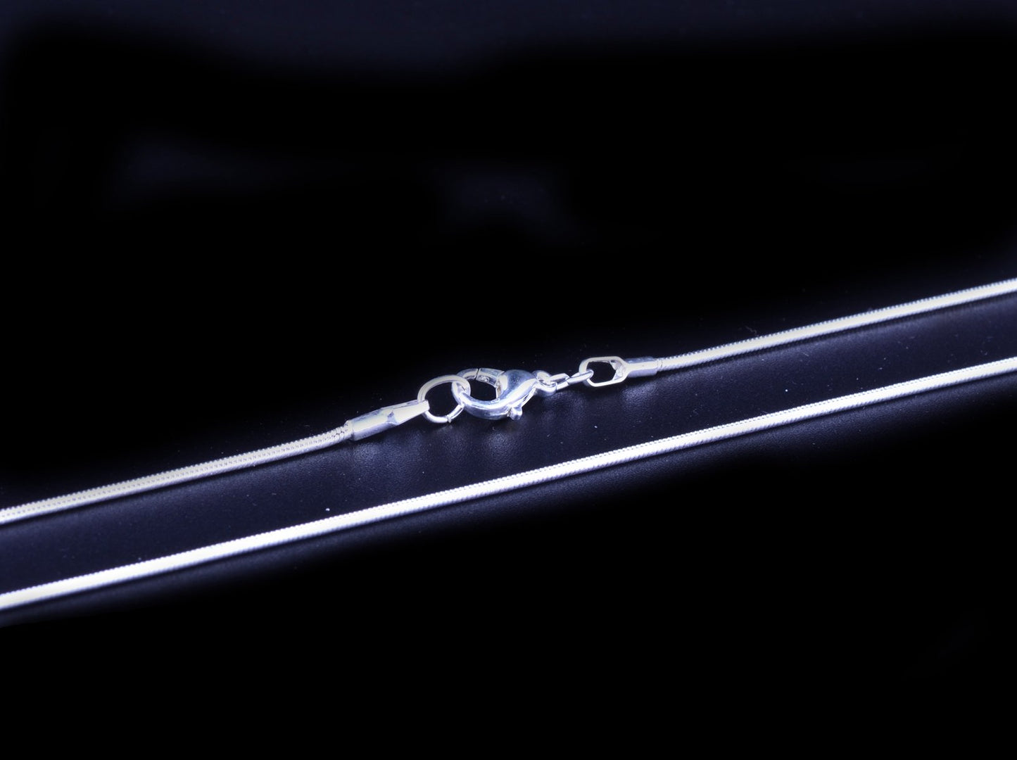 Snake Chain Necklace White Brightening 24pcs 925 Silver Plated 1.2mm DIY Shining Link with Lobster Clasps for Jewelry Making (16 inch, Shining White Brightening)