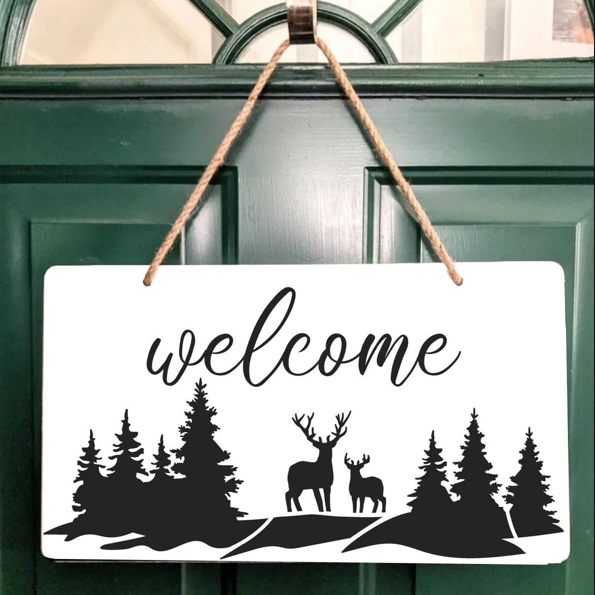 Mountain Stencils for Painting Forest Tree Stencil Animal Wood Burning Stencils and Patterns Reusable Drawing Templates for Fabric Furniture Wall DIY Crafts