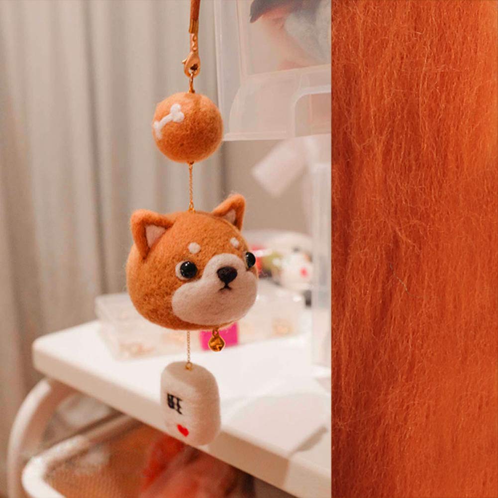 Wool Roving Bulk - 8.82oz Super Wool Chunky Yarn, Wool Roving Top for Needle Felting, Soft Felting Wool Supplies for Hand Spinning, Felting, Blending, Weaving and DIY Craft