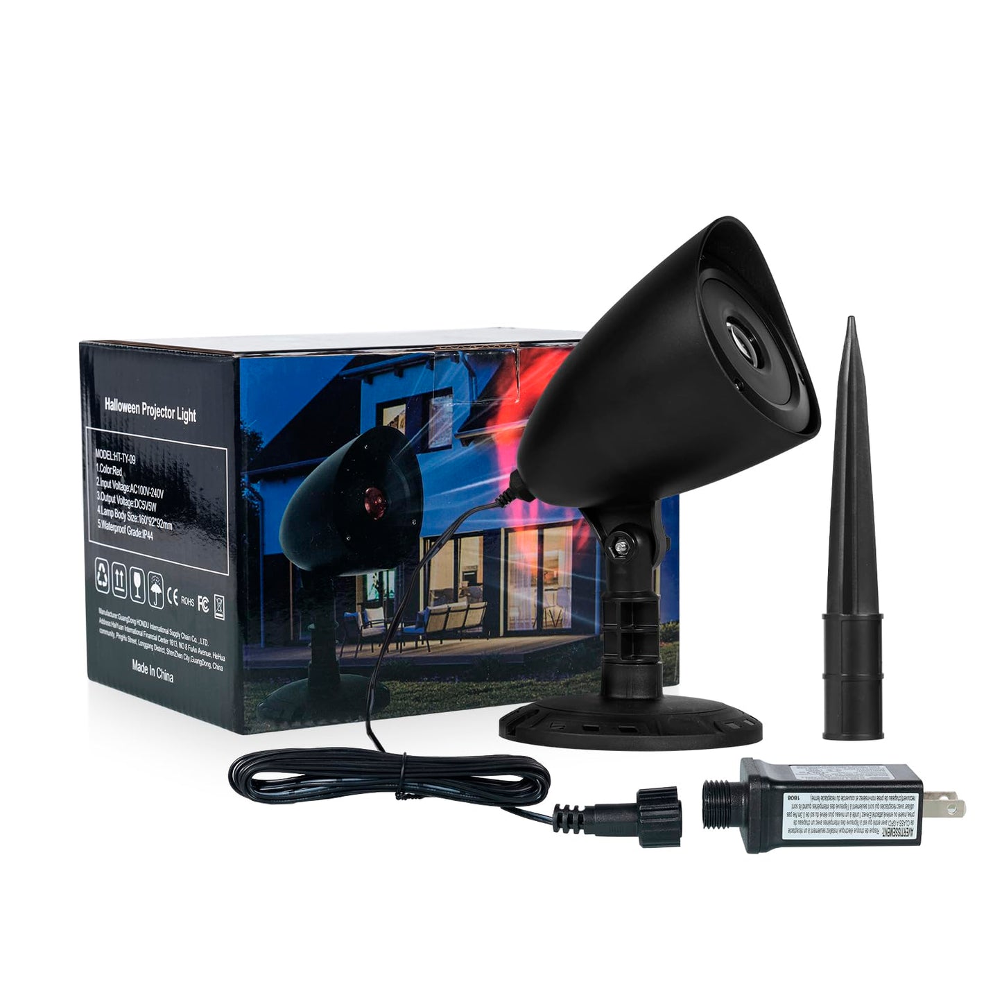 Halloween Projector Lights, Red Skull Projector LED Light, Waterproof Holiday Decoration for Party Yard Garden Outdoor Indoor Landscape Halloween Lights