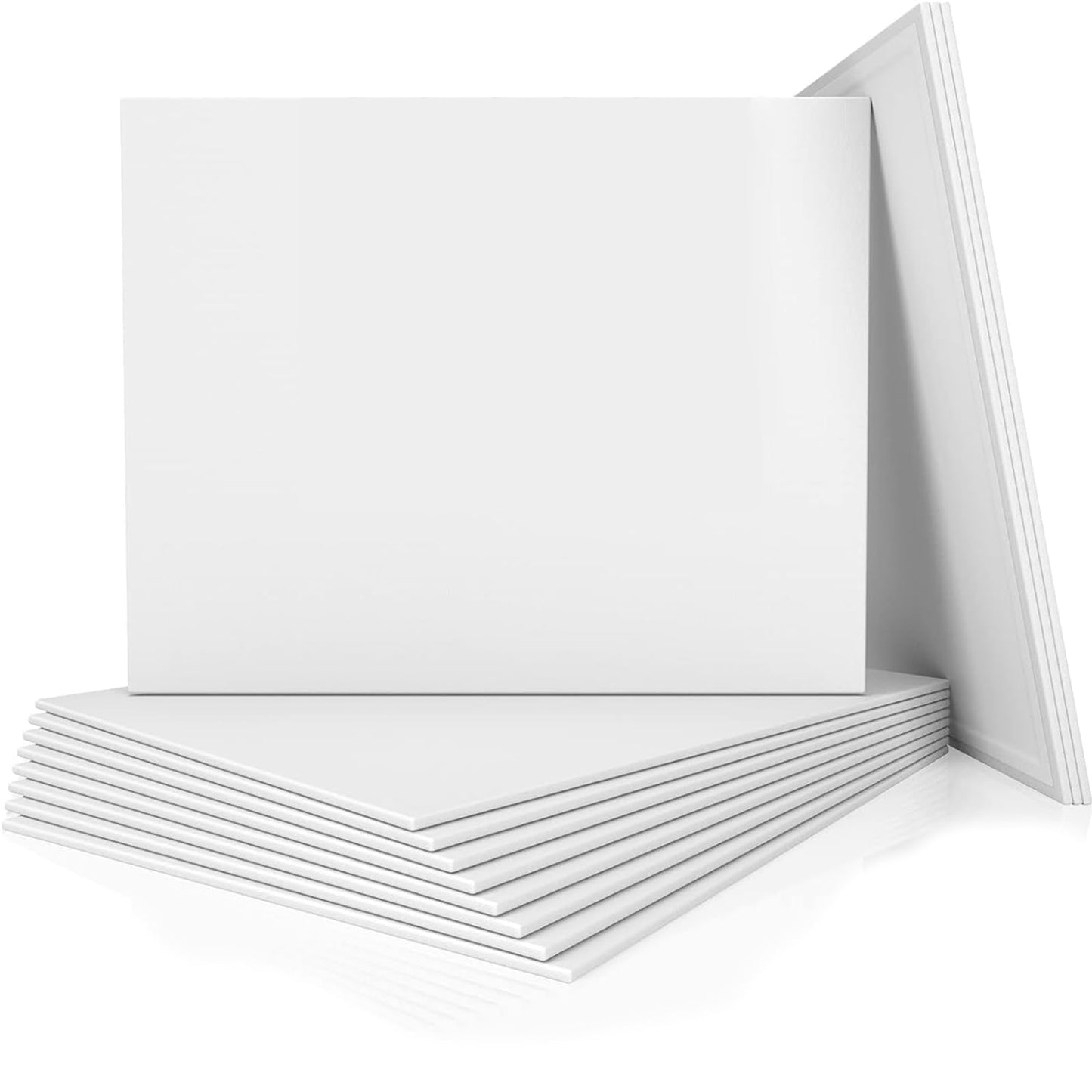 Canvases for Painting 8x10 Inch, Canvas Bulk Pack of 12, 8 oz Primed Canvas Panel, Blank Canvas for Painting, Canvas Boards for Painting Acrylic and Oil, Art Supplies for Adults and Teens.