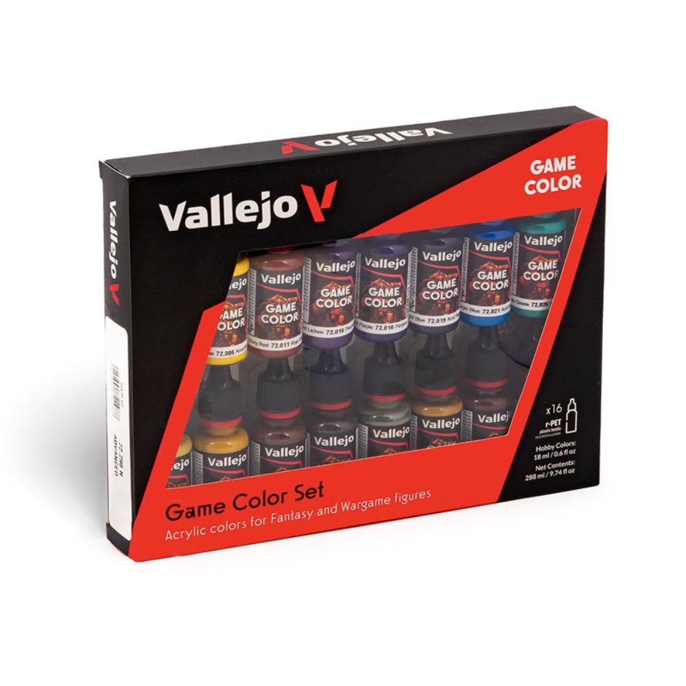 Game Color Advanced Set | Advenced Set for Fantasy and Wargame Figures | 16 Bottles x 18 ml (0.60 fl.oz.)