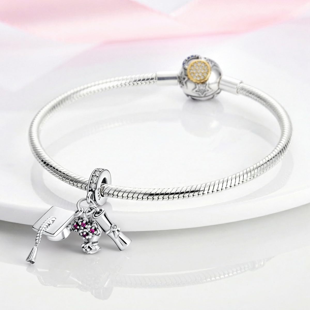 MULA 925 Sterling Silver Charms for Bracelets and Necklaces Beads Dangle Pendants Jewelry Charm for Women