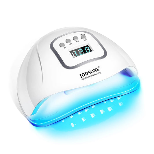 UV LED Nail Lamp, Nail Dryer for Gel Polish, Led Light with Automatic Sensor & 4 Timers