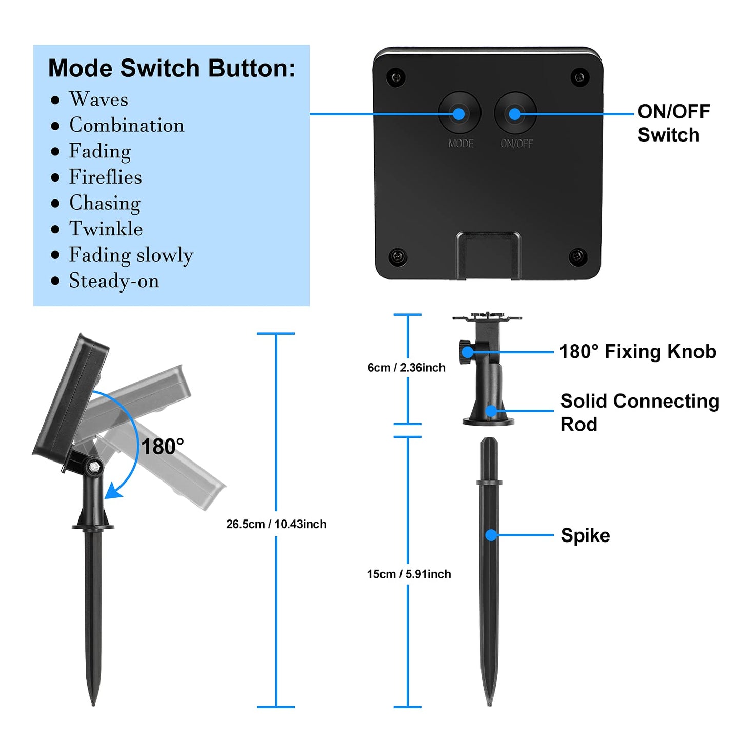 Extra-Long 288FT 800LED Solar Fairy String Lights, 4-Pack 72FT 200 LED Outdoor Twinkle Lights Waterproof 8 Lighting Modes Cool White Silver Wire Lights for Deck Backyard Tree Garden Fence Pool Party