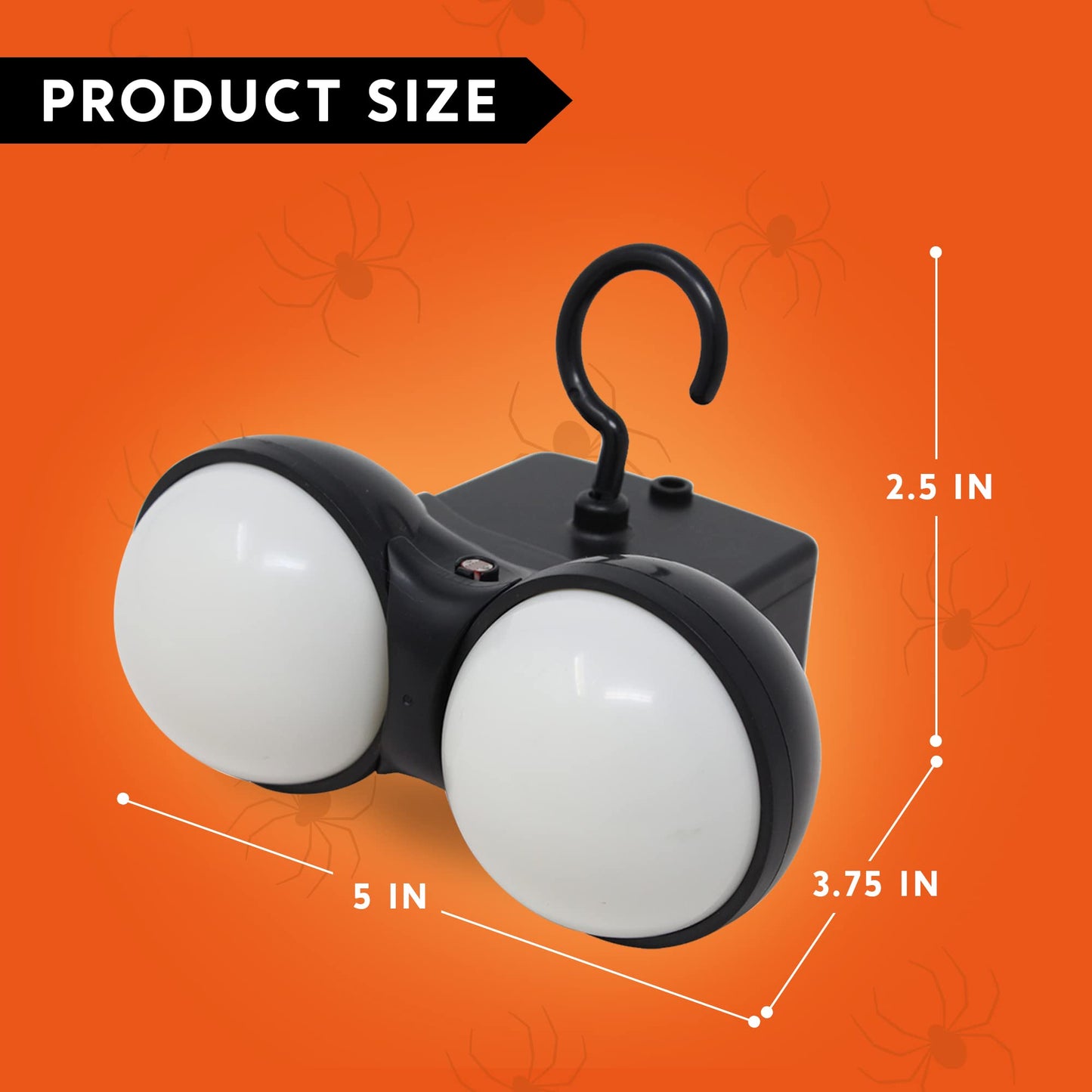 Joiedomi 3 Pack Halloween Decorations Indoor Halloween Lights with Timer Halloween Decoration Outdoor Halloween Party Supplies Halloween Flashing Eyes Decor for Yard Lawn Garden（Red,Green,Purple）