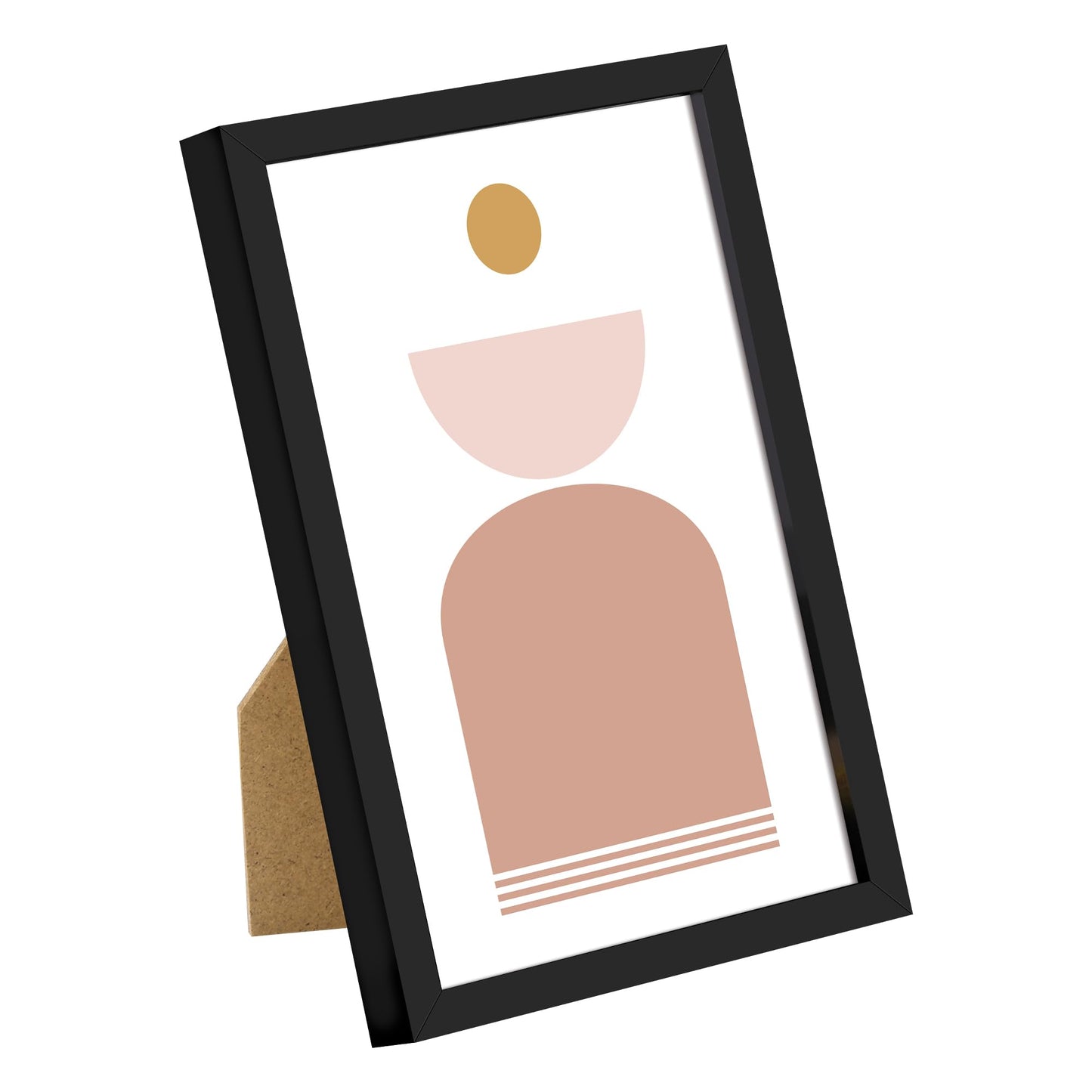 4x6 Picture Frame Set of 3, Made of High Definition Glass for 4 x 6, Wall and Tabletop Display Thin Border Photo Frames for Home Décor, Black