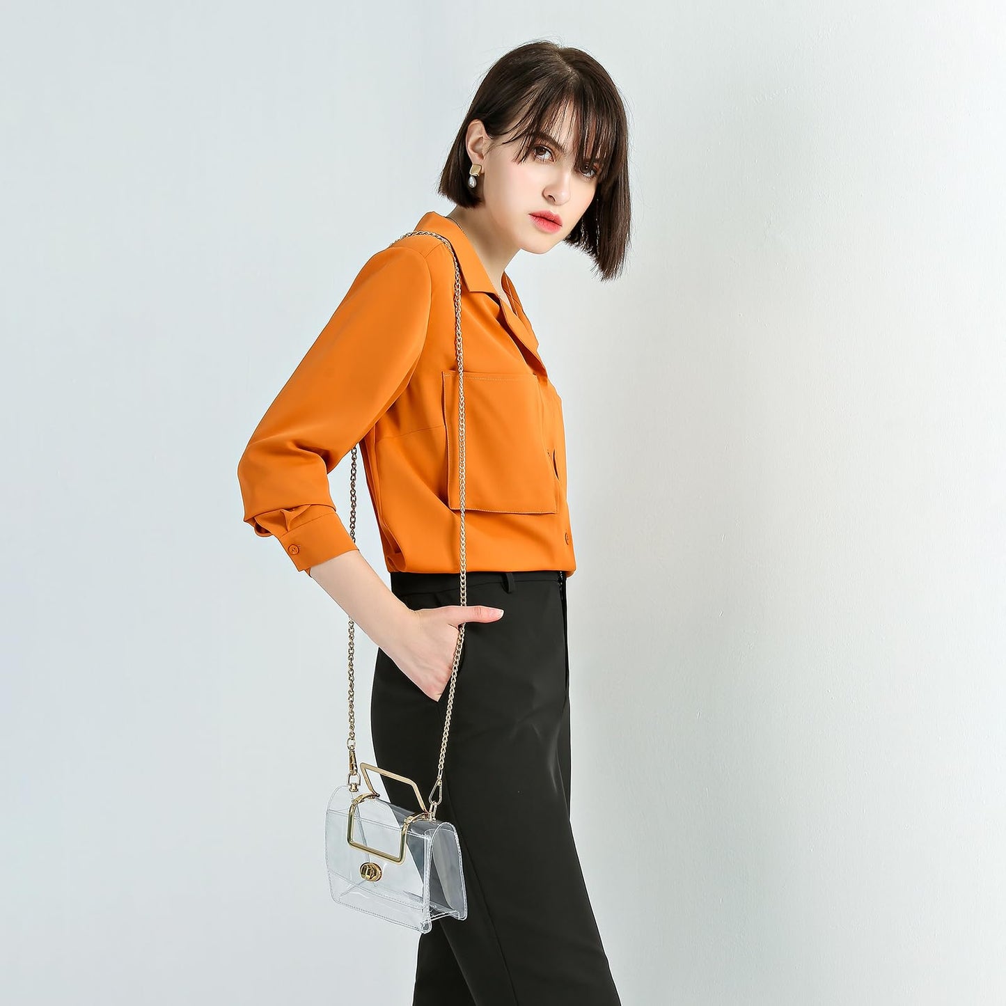 MOETYANG Clear Purse Stadium Approved for Women, Small Clear Crossbody Bag Fashion, Cute See Through Clutch Mini Shoulder Bag