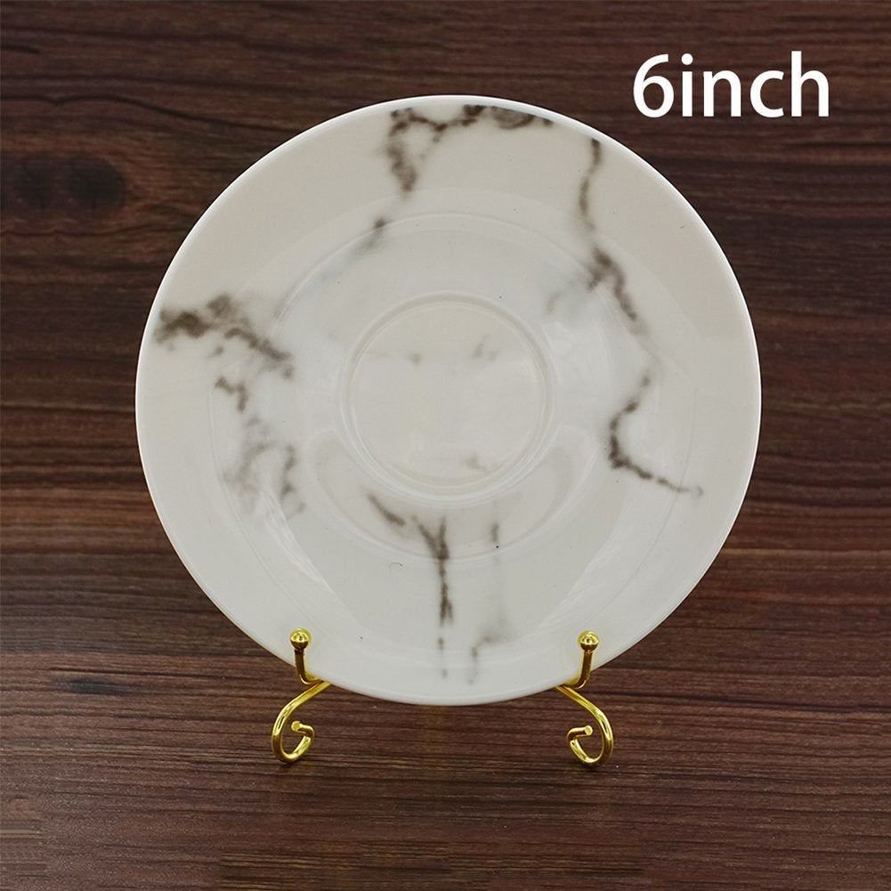 Artliving (2 Pack 4" Iron Display Stand, Gold Small Iron Easel Plate Display Photo Holder Stand, Displays Card,Cookie, Decorative Plates,Artwork