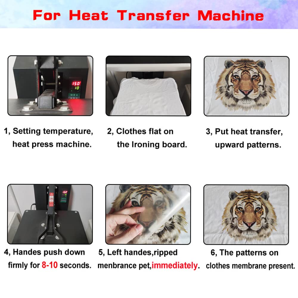 Flower Iron on Patches Heat Transfer Stickers for Clothing Cute Floral Applique for T Shirts Bags Decorations 57 Pcs Iron on Vinyl Decals for Household Irons or Heat Press Machine