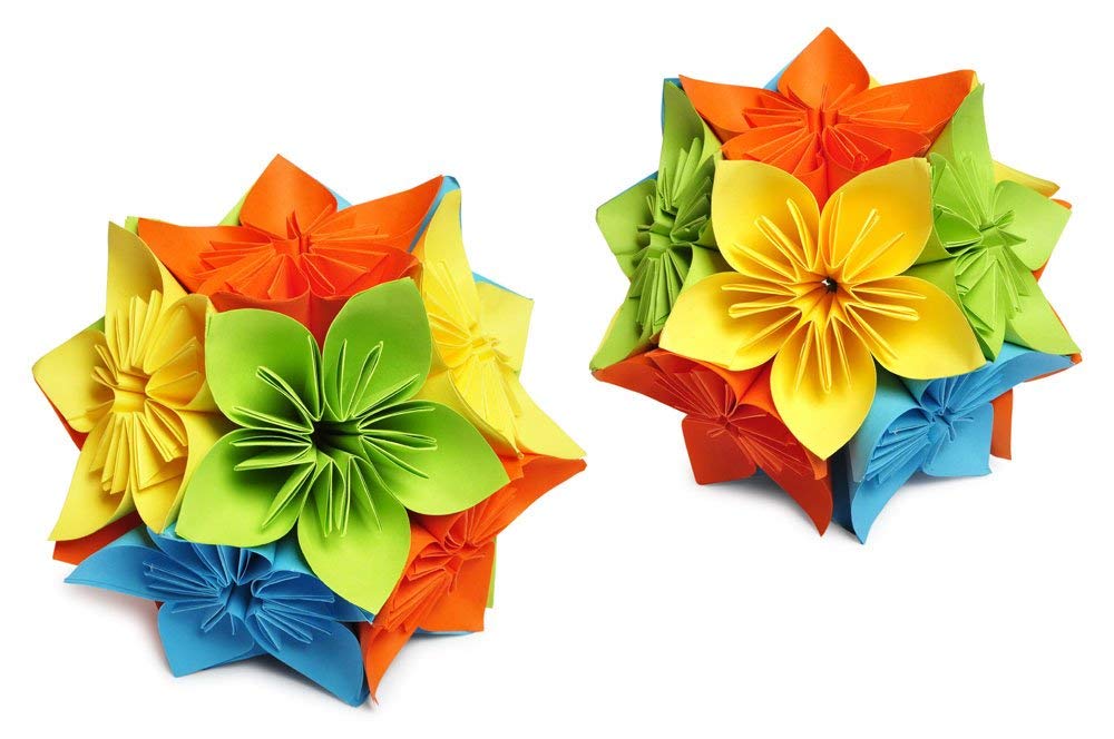 Origami Paper Double Sided Color - 200 Sheets - 20 Colors - 6 Inch Square Easy to Fold ,Perfect for Beginner,School,Kids,Fun DIY Arts & Crafts Handmade Projects