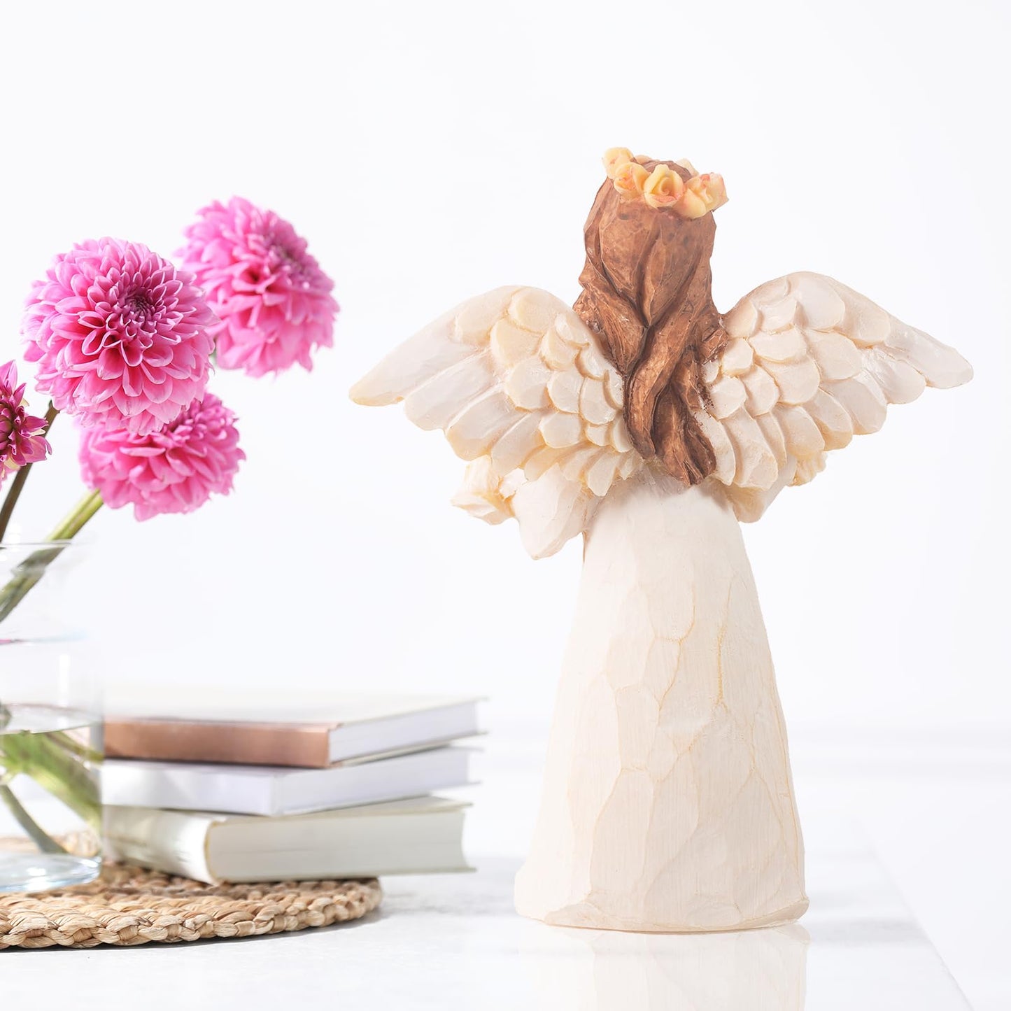 Kohehe Gifts for Mom,5.12" Mom Gifts Angel Figurine,Mom Birthday Gifts,Sentimental Gift for Moms on Birthday and Mother's Day