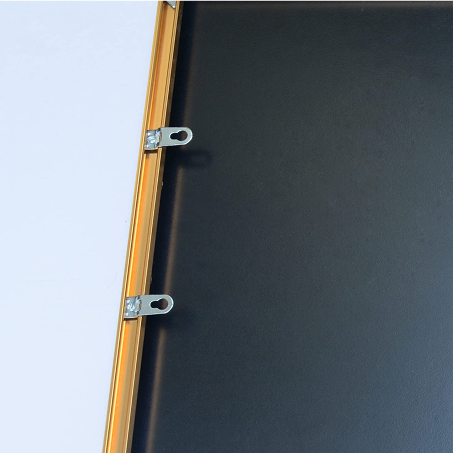 30 Sets of Metal Frame D-Ring Picture Hangers with Screws and Screwdrivers - for Open-Type Frame Channels Will Not Damage Photo Frames