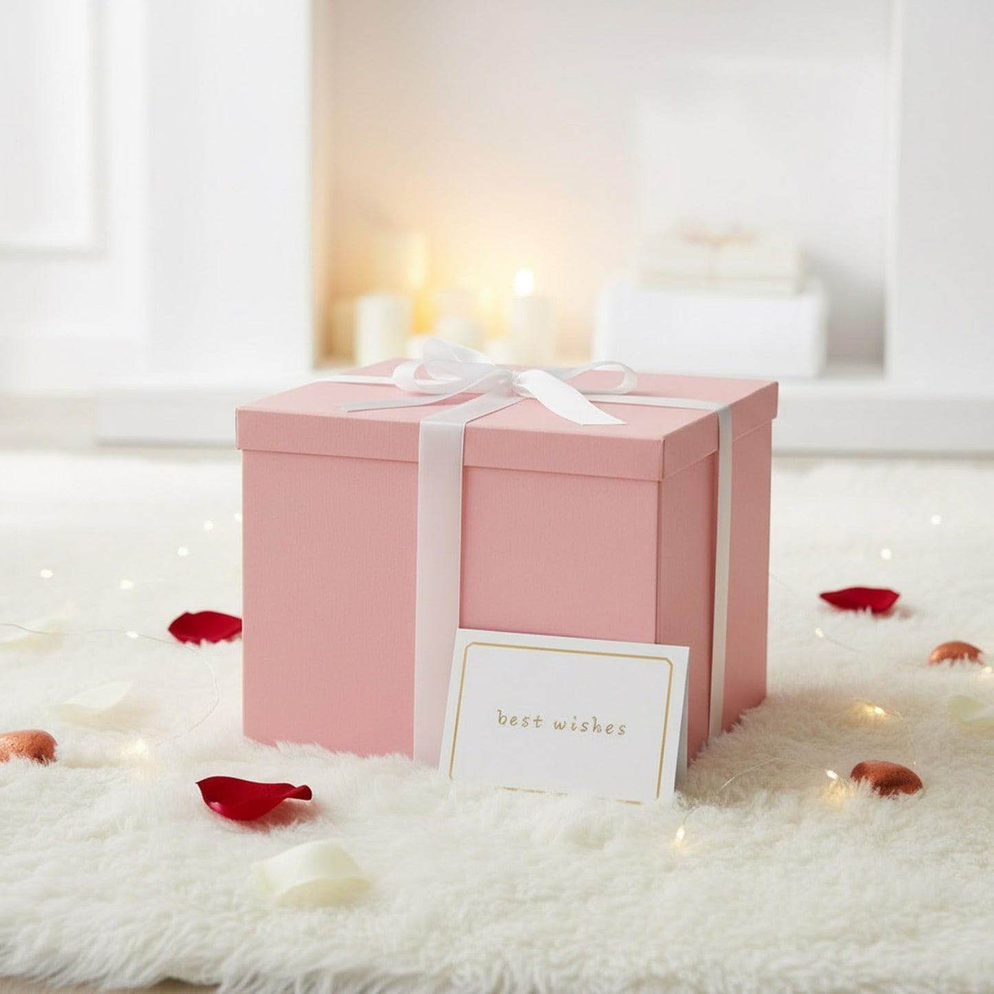 Large Gift Box 12x12x10 Inches,Pink Gift Boxes for Presents,Birthday Box,for Packaging,Valentine's Day,Mother's Day,Christmas,Anniversaries,Family or Business.