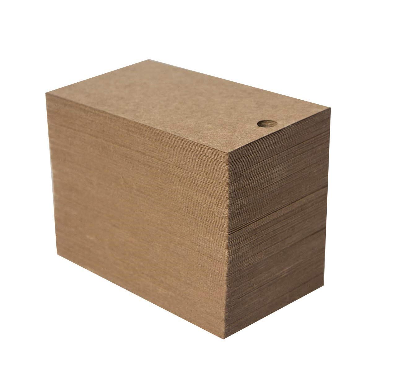 400 Pack Earring Cards - Earring Display Cards - Custom Earring Cards for Earring Display - Hanging Earrings - Bulk Earring Cards - 2 x 3.5 Inches - Brown (Pack of 400)