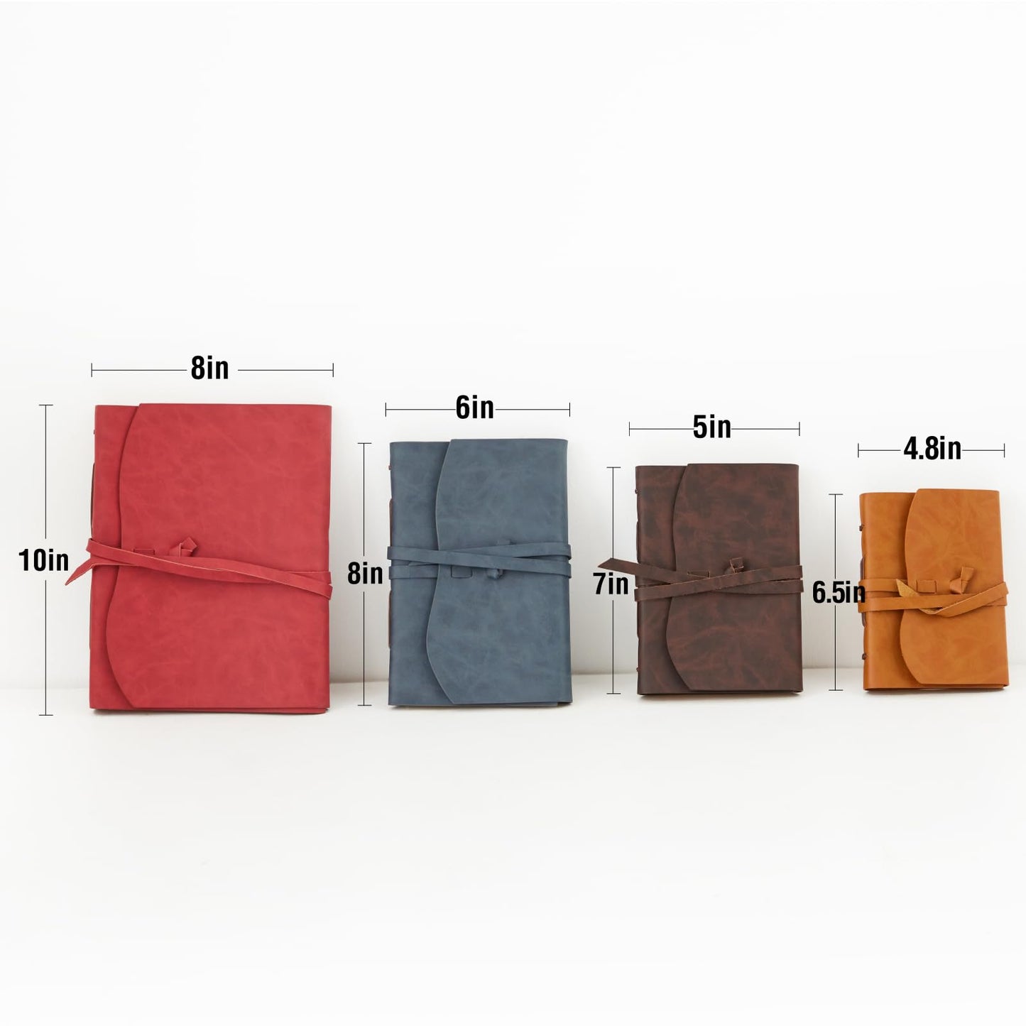RILIHO Leather Journal Notepad, Small Notebook 4.8x6.5 Inches, Mini Journal, Retro Premium Planner, Lined Diary Vintage Style, Ideal for Women and Men, Artists, Travelers, Grey