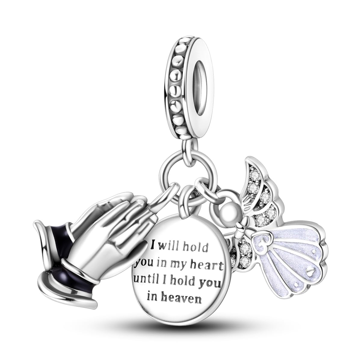 Parmuz charms for bracelet sterling silver love heart travel Bead for Bracelets and Necklaces 925 Charms Clover Butterfly Jewelry for Woman