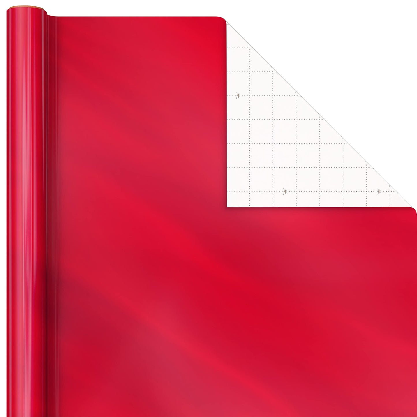 Christmas Wrapping Paper Rolls - Solid Red, Green, Gold Metallic Foil Gift Wrap Paper (Set of 3 Rolls: 60 sq. ft. ttl.) for Holiday Parties, Hanukkah, Winter Weddings