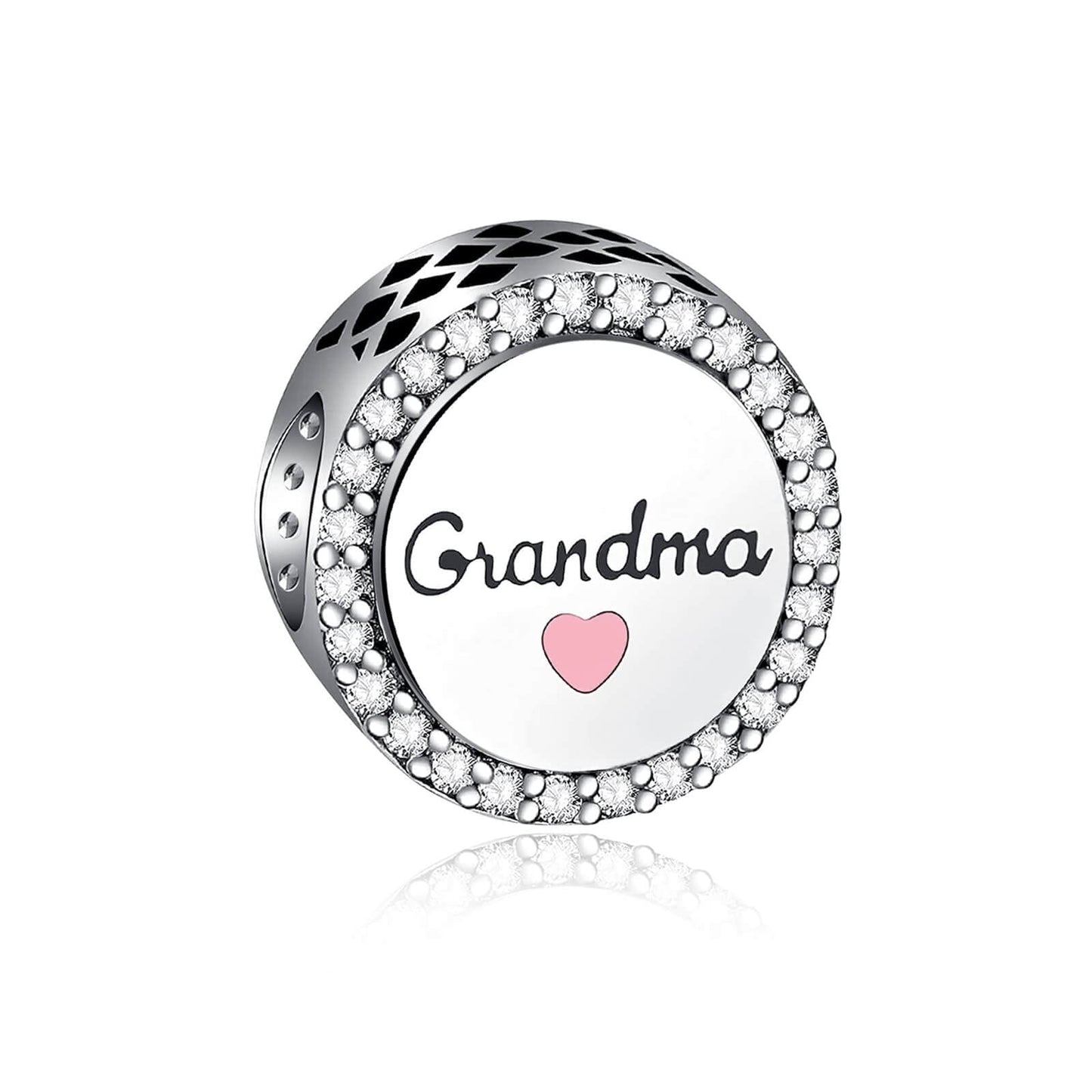 Alstade Grandma Charm 925 Sterling Silver Charms fits Bracelets and Necklace Pendant Bead Charms Jewelry Present for Women Family Friends