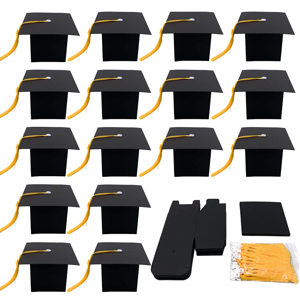 Suponey 30 Pcs Graduation Gift Boxes Candy Boxes for Graduation Keepsake Party Decorations