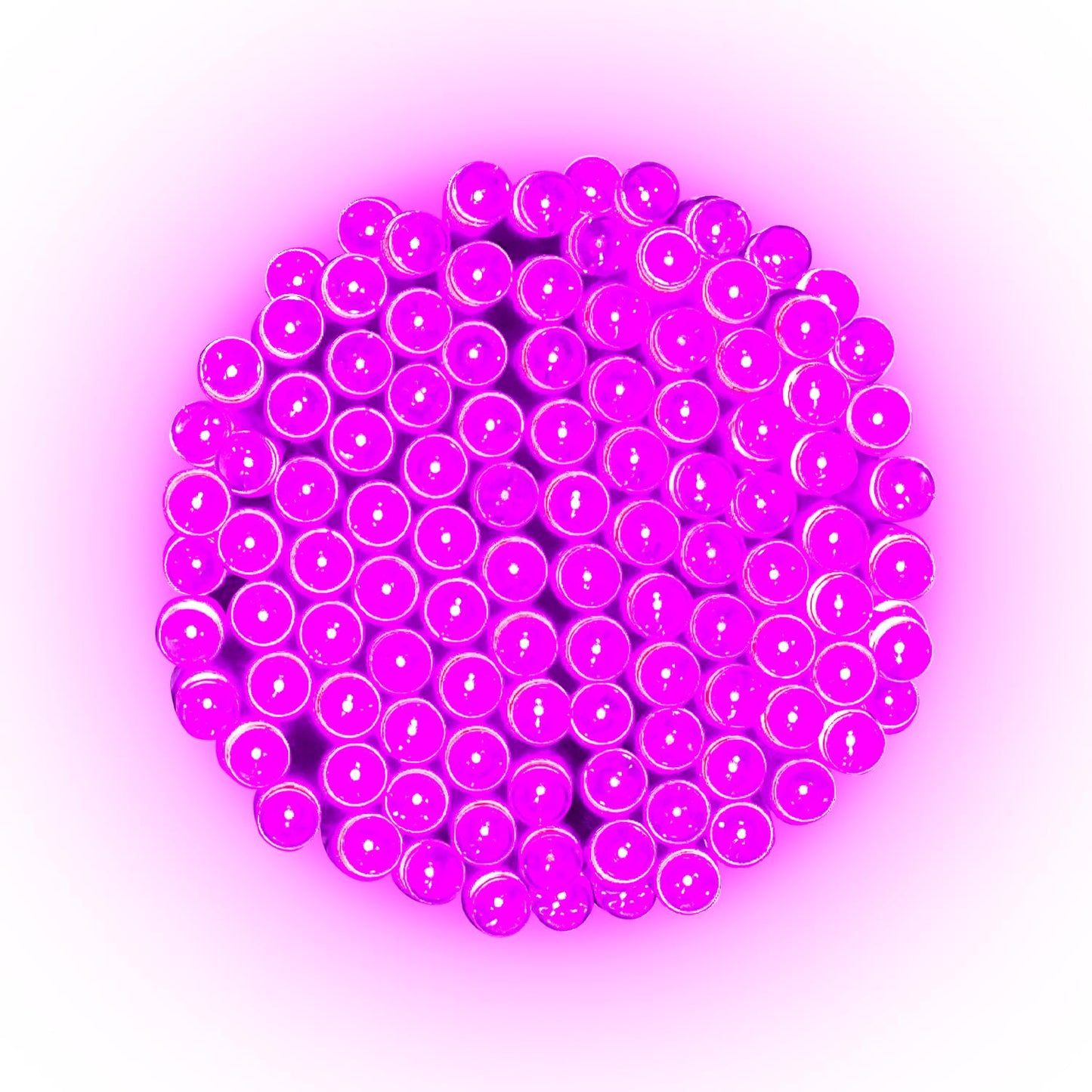 2 Pack Solar String Lights Outdoor, 200 LED Extra-Long 72FT Solar Powered Lights with 8 Lighting Modes, Waterproof Outdoor Lighting Decoration for Garden, Patio, Balcony, Xmas, Wedding, Party (Pink)