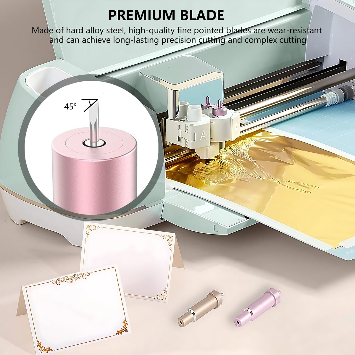 20 Pcs Premium Fine Point Replacement Blades for Maker/Explore/Air Series