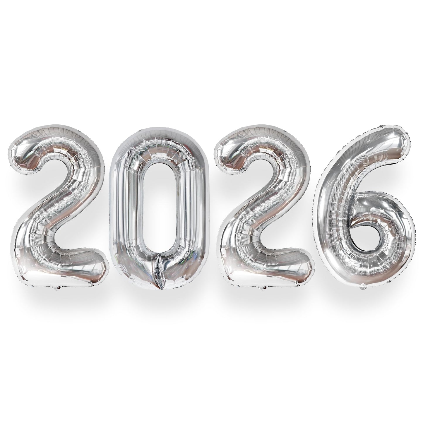 Silver 2026 Balloons 42 Inch, Giant - Silver Graduation Decorations 2026, Foil Number 2026 Graduation Balloons Class of 2026 Decorations | Graduation Party Decorations | Prom Decorations 2026, Katchon