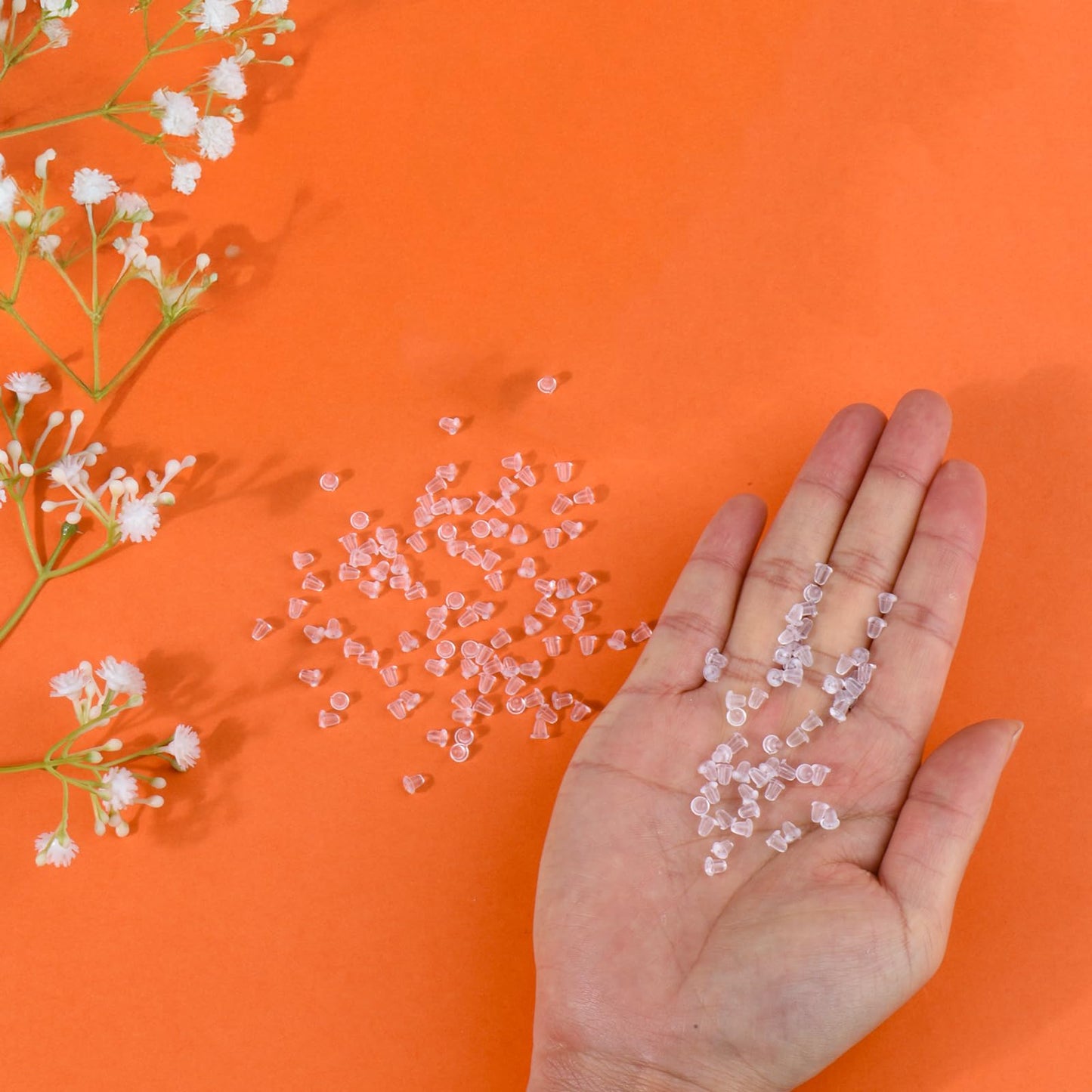 Earring Backings, Rubber Earring Backs for Stud Earrings for Women, Backs for Fish Hook Earrings (100 Pieces)