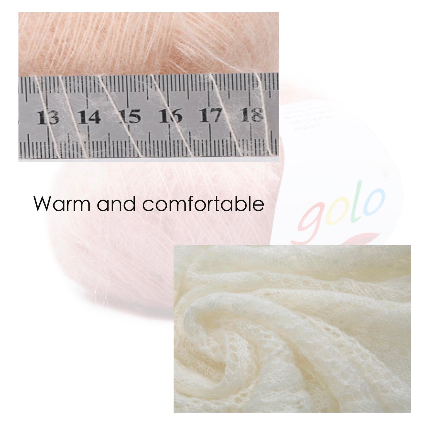 golo Cashmere Yarn for Weaving Mohair Yarn for Hand Knitting Wool Yarn for Weaving