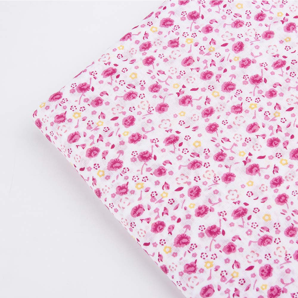 7Pcs 20" x 20" Cotton Fabric DIY Making Supplies Quilting Patchwork Fabric Fat Quarter Bundles DIY for Quilting Patchwork Cushions Cotton Fabric for Patchwork (20" x 20", Pink)