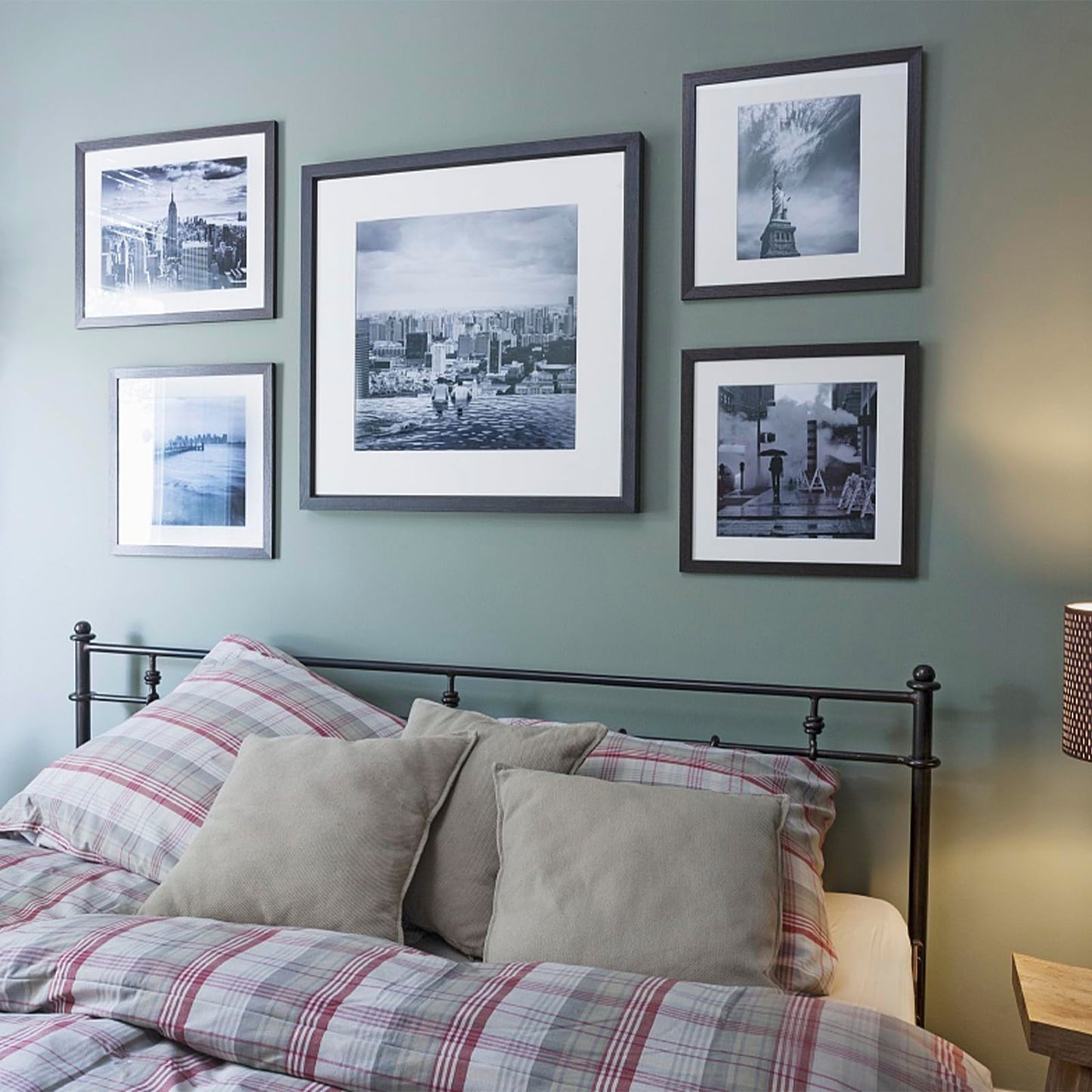 8x10 Picture Frames Solid Wood Display Pictures 5x7 with Mat or 8x10 Frame without Mat Poster Photo Frame Art with 1 Mats for Wall Mounting or Table Top(Orange)