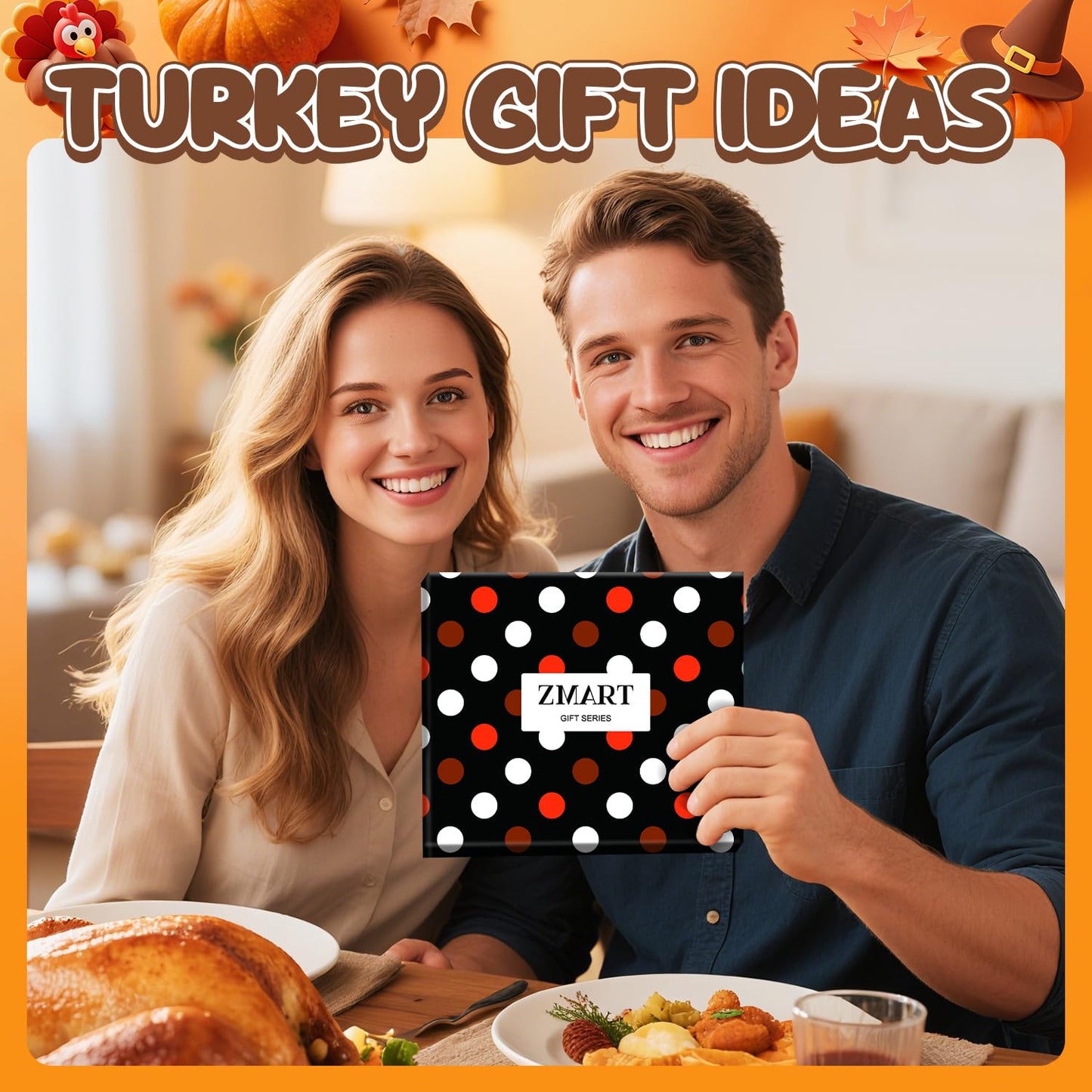 Turkey Socks for Women - Thanksgiving, Hostess Gifts for Female Friends, Trot Socks