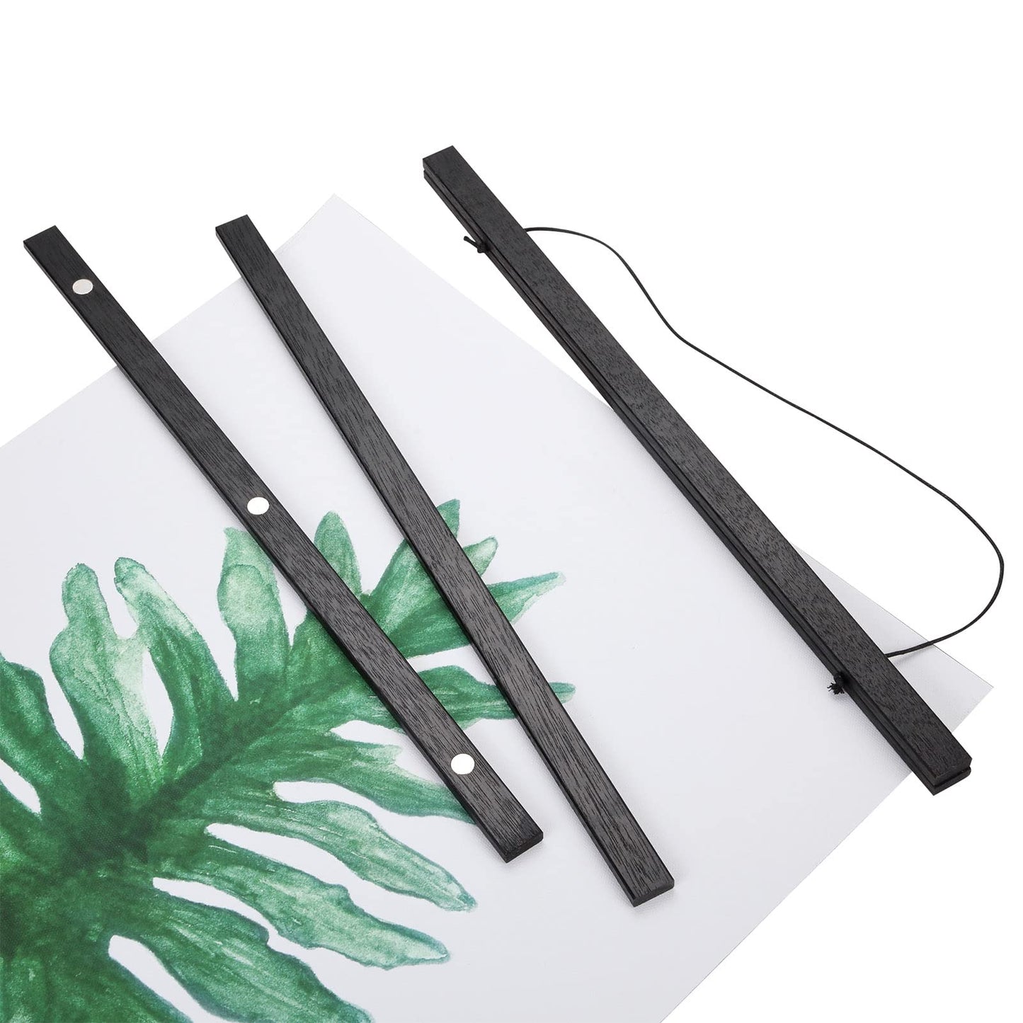 Magnetic Poster Hanger Frame, Black Magnet Poster Frame 12x16 12x18 12x36 for Paintings, Photos, Maps, Scrolls, Picture, Canvas Works and Art Prints