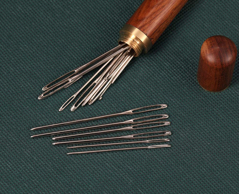 Large Eye Blunt Needles,15 Pieces Stainless Steel darning Needles for Yarn，Yarn Knitting Needles, Knitting and Crochet Supplies