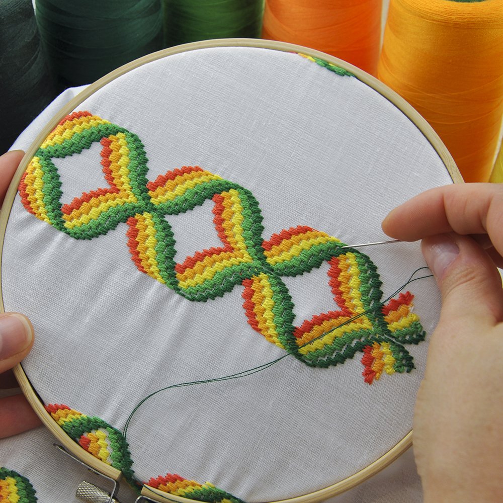 6 Pieces 6 inch/ 15cm Round Embroidery Hoops Bamboo Circle Cross Stitch Hoop Rings for Craft Sewing