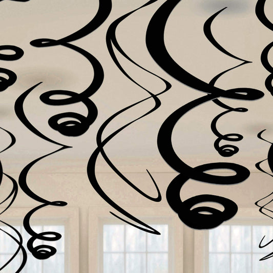 SWIRL PL DEC BLACK (12/144)