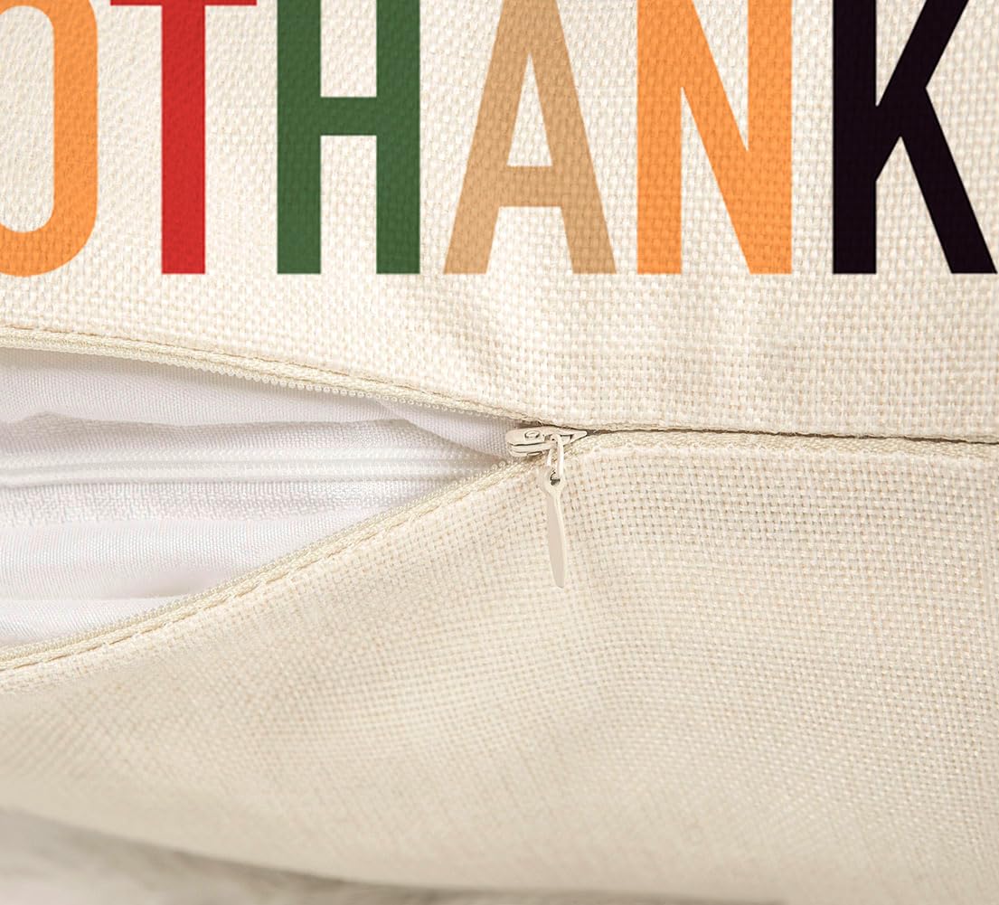 Halloween Gnome Pillow Covers 18x18, Fall Autumn Thanksgiving Christmas Throw Cushion Cases for Couch Sofa, Harvest Holiday Farmhouse Home Decor AH64