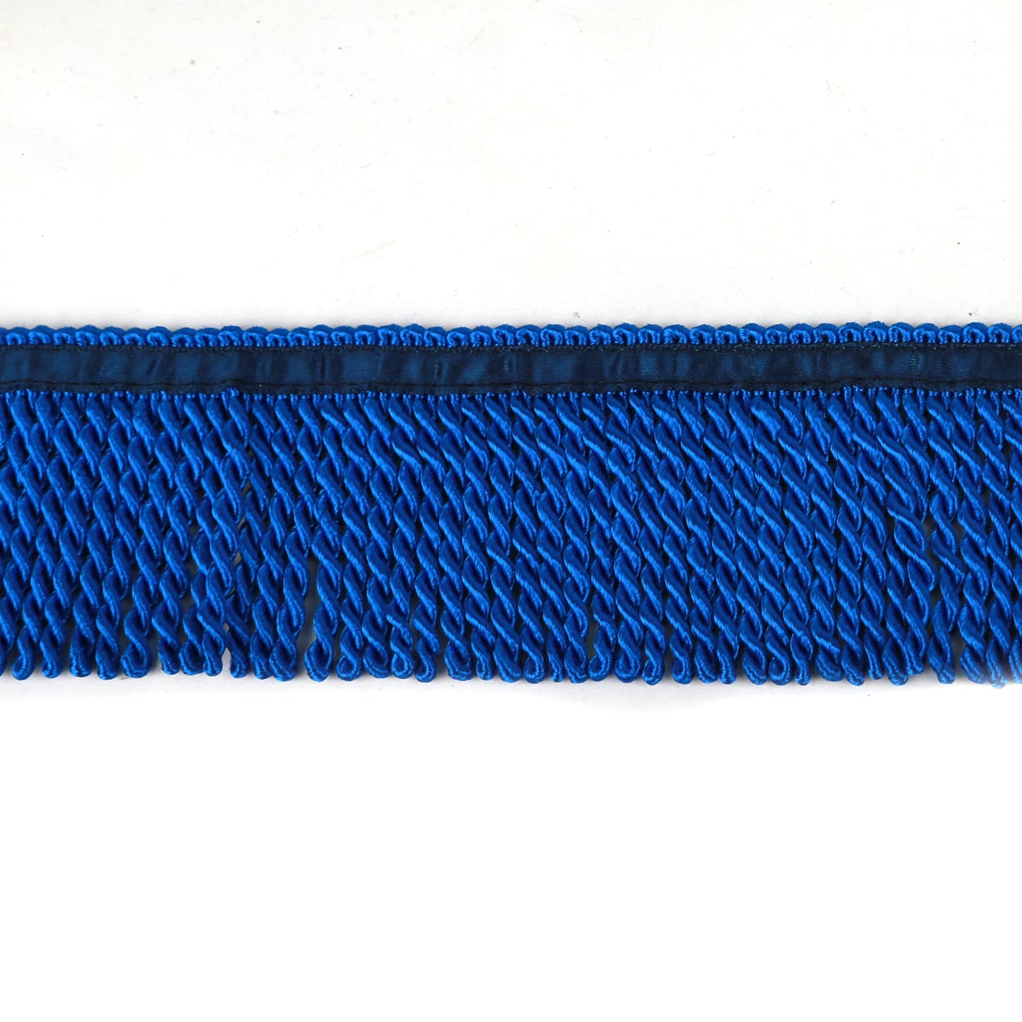 Bullion Fringe Trim and Embellishments 5/10 Yard X 2.5 Inches Fabric Trims Sewing DIY Decoration for Clothes Gold Hebrew Fringes with Blue Ribbon