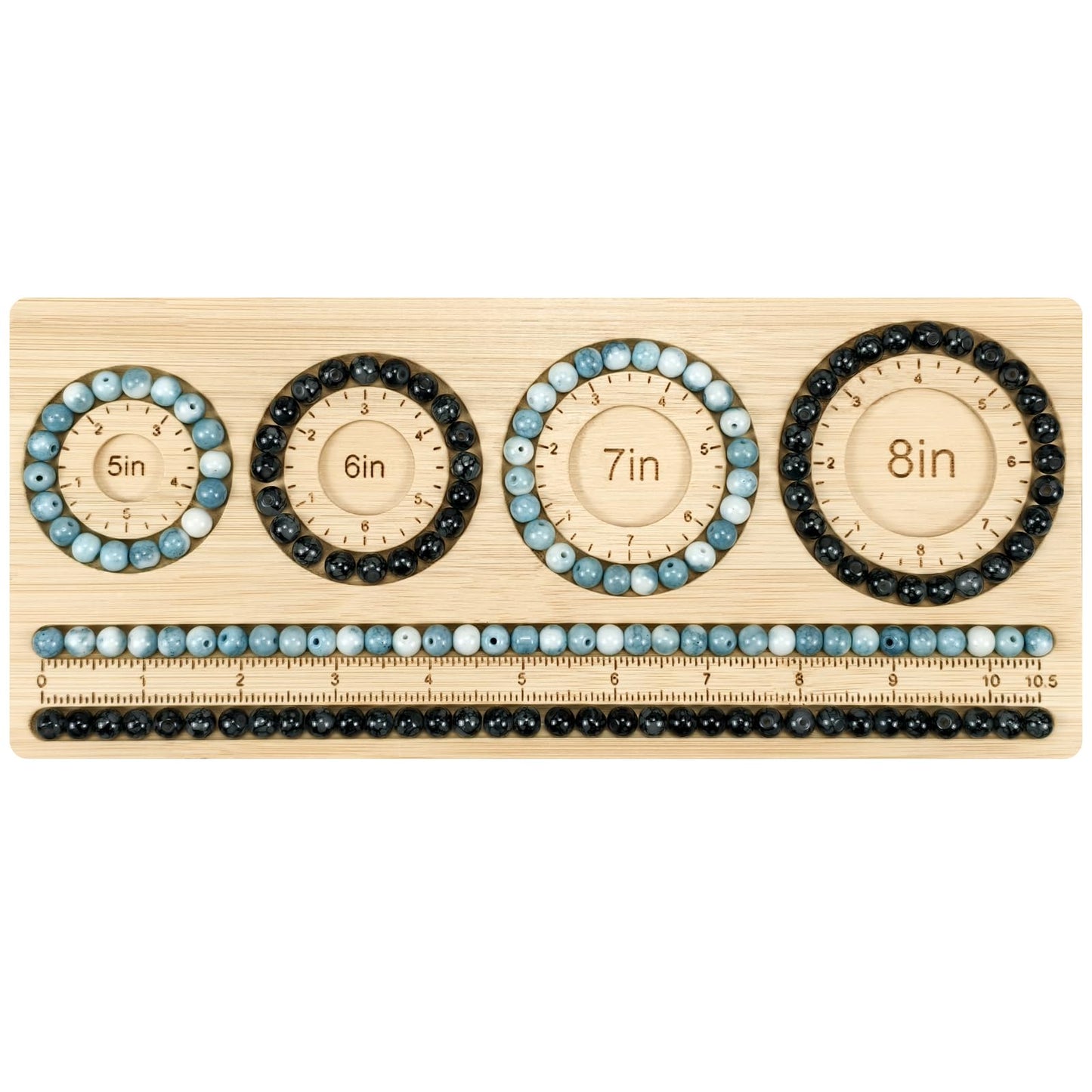 Bead Boards for Jewelry Making, Bamboo Beading Board for Bracelet, Bracelet Bead Board,Jewelry Making Supplies,Beading Tray